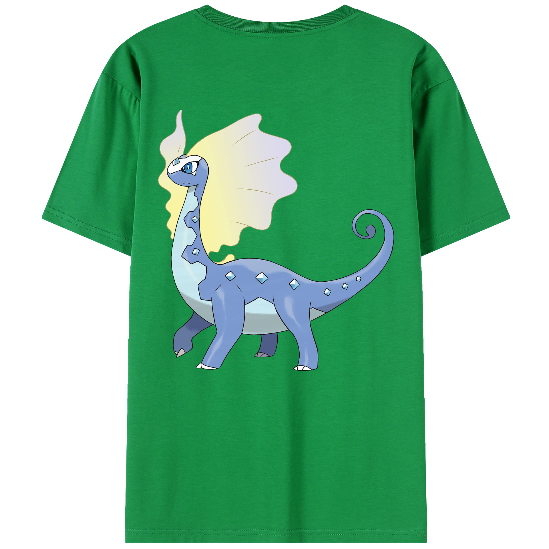 （画像用） ポケットモンスター Pokémon 綿100％ メンズ半袖Tシャツ（バックプリント） 通気性