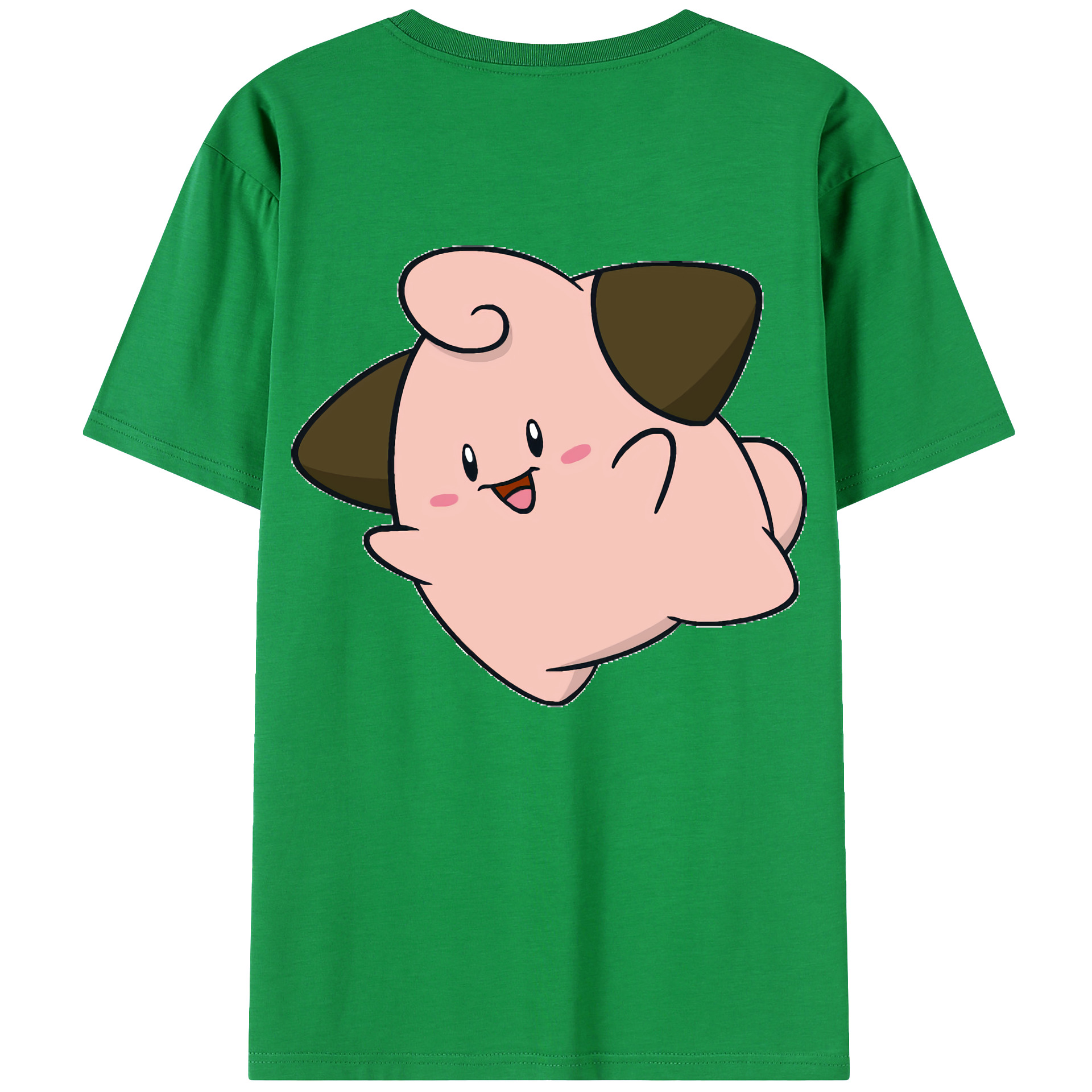 （画像用） ポケットモンスター Pokémon 綿100％ メンズ半袖Tシャツ（バックプリント） 通気性