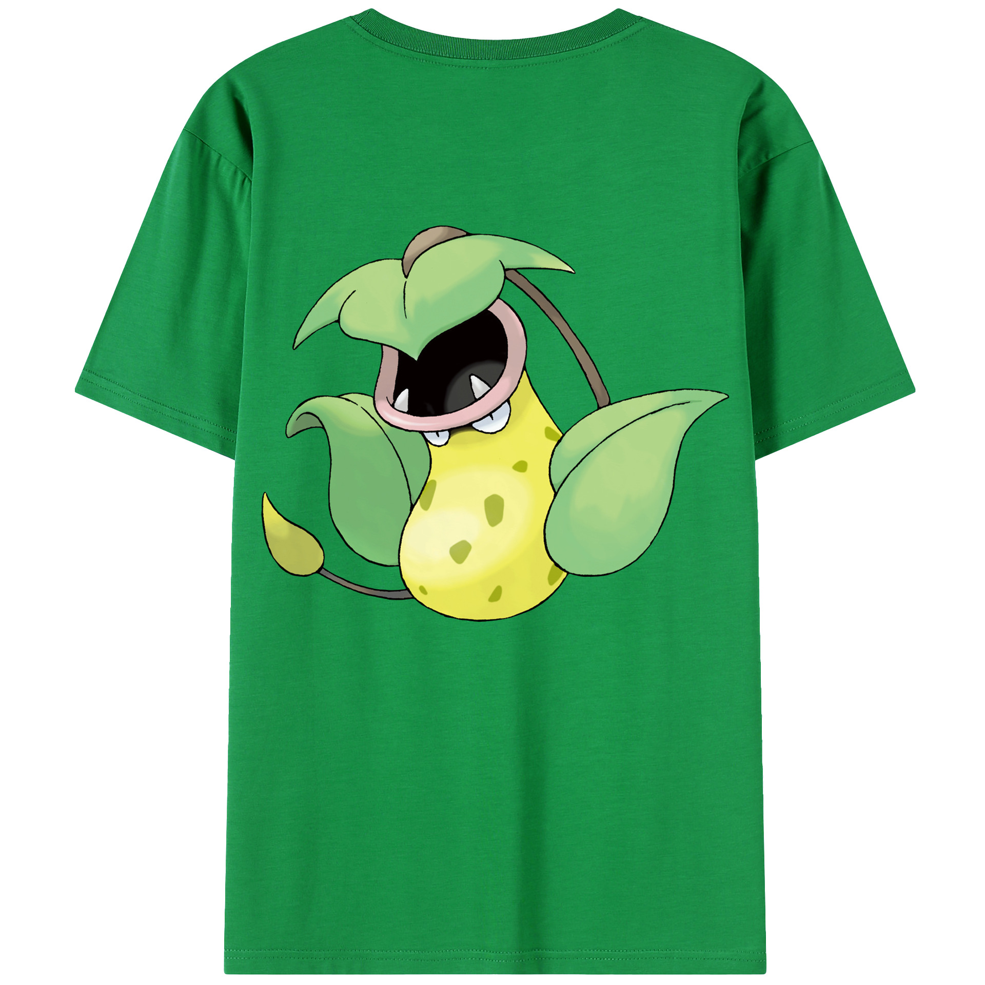 （画像用） ポケットモンスター Pokémon 綿100％ メンズ半袖Tシャツ（バックプリント） 通気性