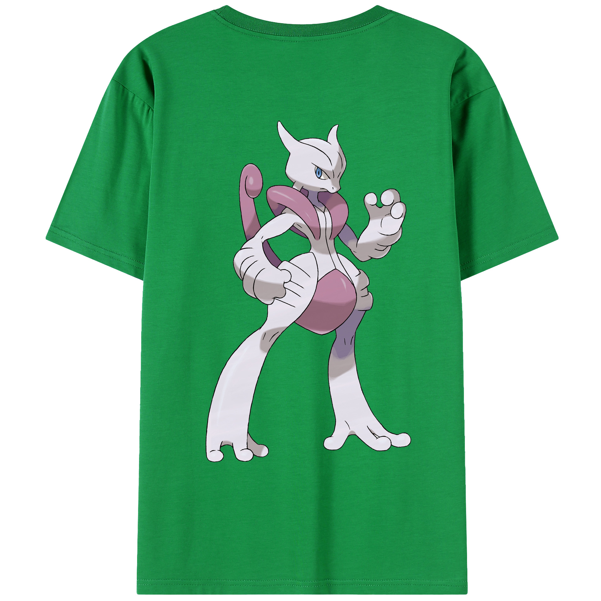 （画像用） ポケットモンスター Pokémon 綿100％ メンズ半袖Tシャツ（バックプリント） 通気性