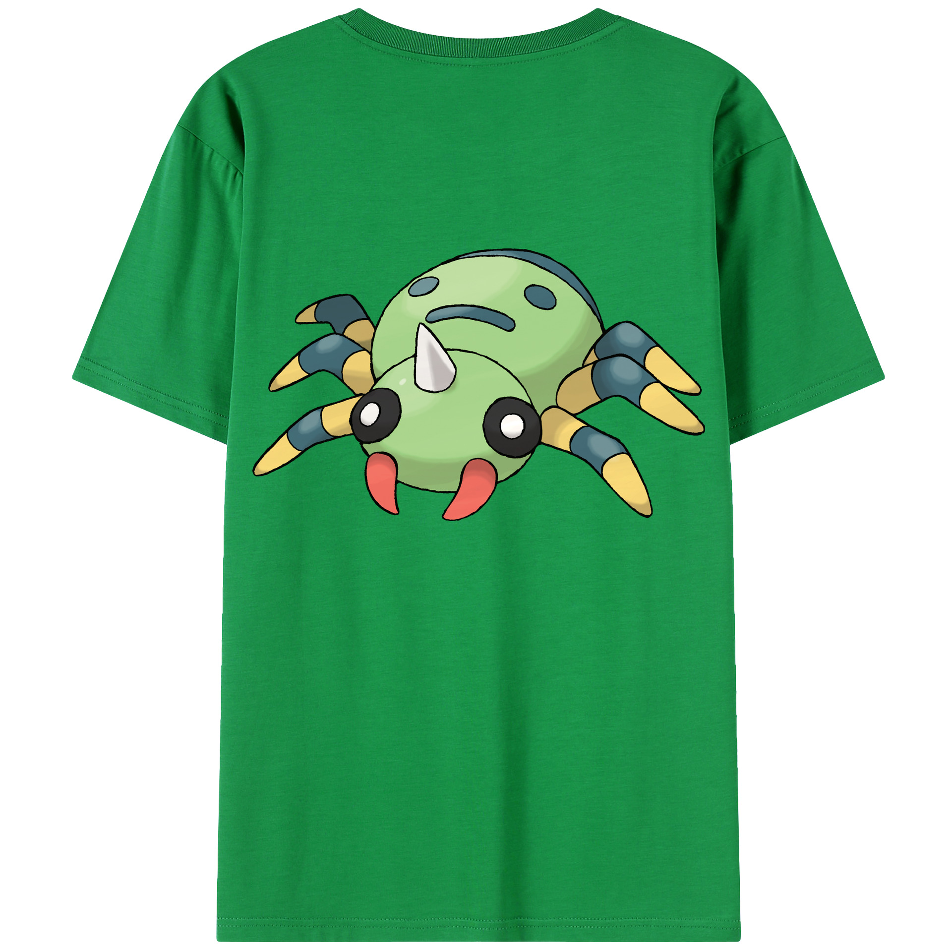 （画像用） ポケットモンスター Pokémon 綿100％ メンズ半袖Tシャツ（バックプリント） 通気性