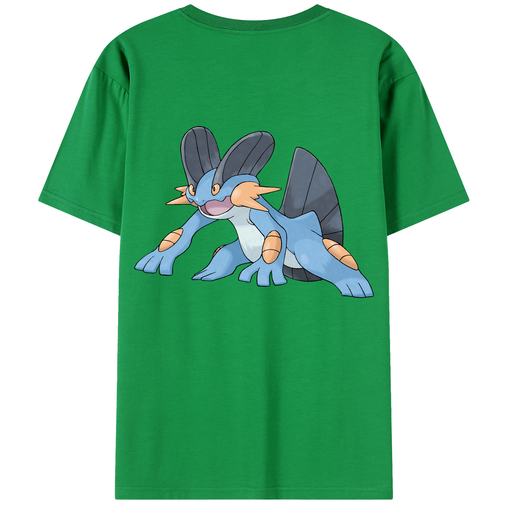 （画像用） ポケットモンスター Pokémon 綿100％ メンズ半袖Tシャツ（バックプリント） 通気性