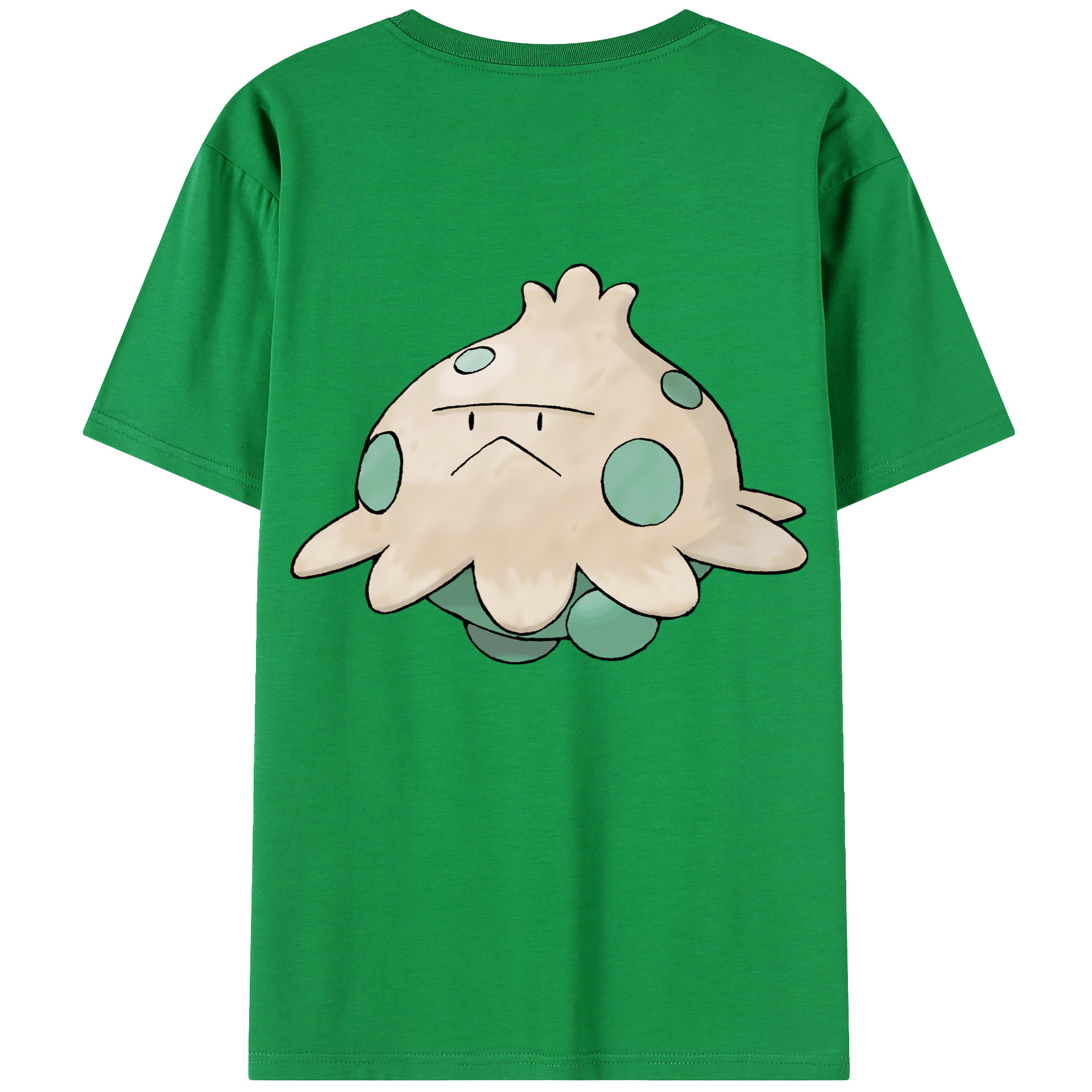 （画像用） ポケットモンスター Pokémon 綿100％ メンズ半袖Tシャツ（バックプリント） 通気性