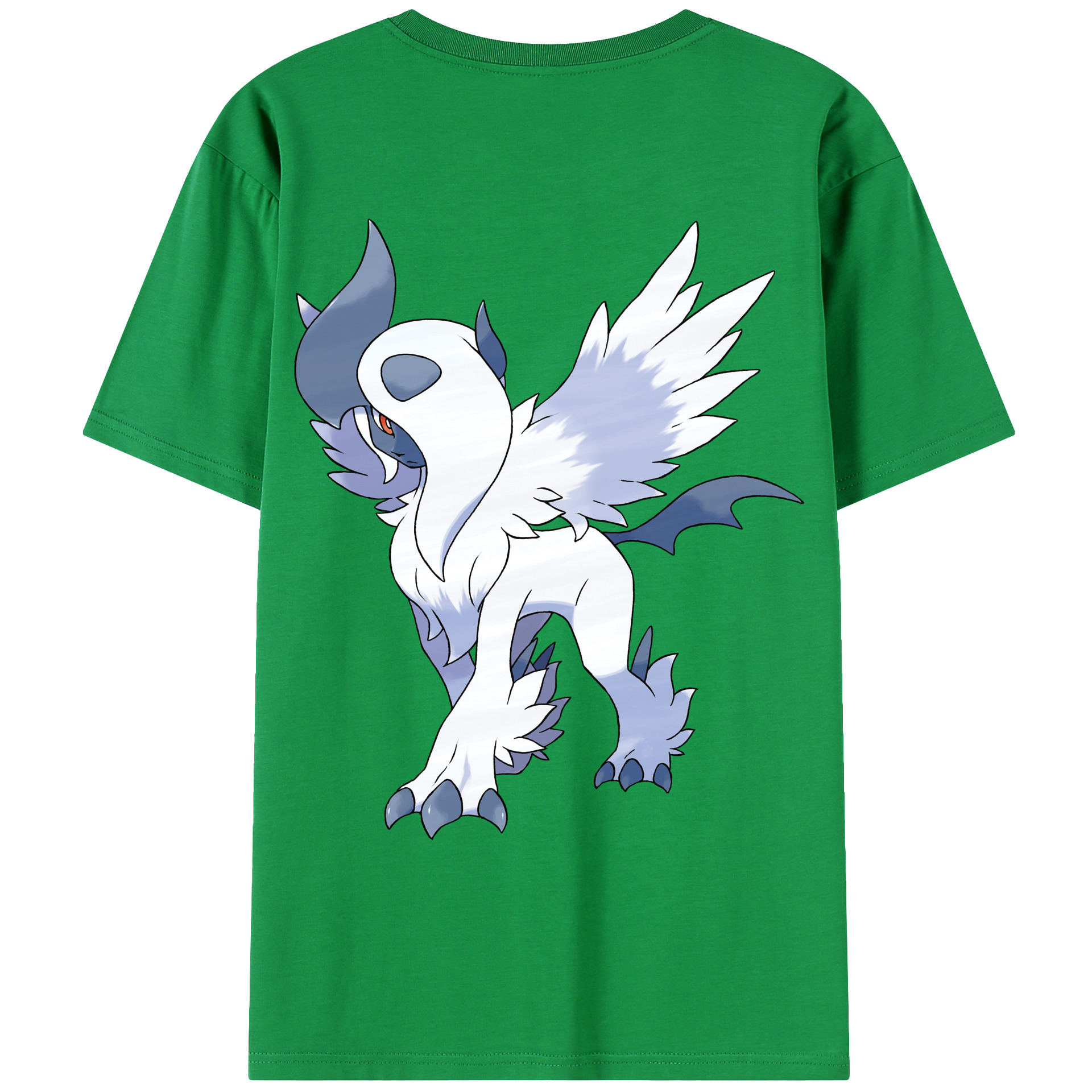（画像用） ポケットモンスター Pokémon 綿100％ メンズ半袖Tシャツ（バックプリント） 通気性