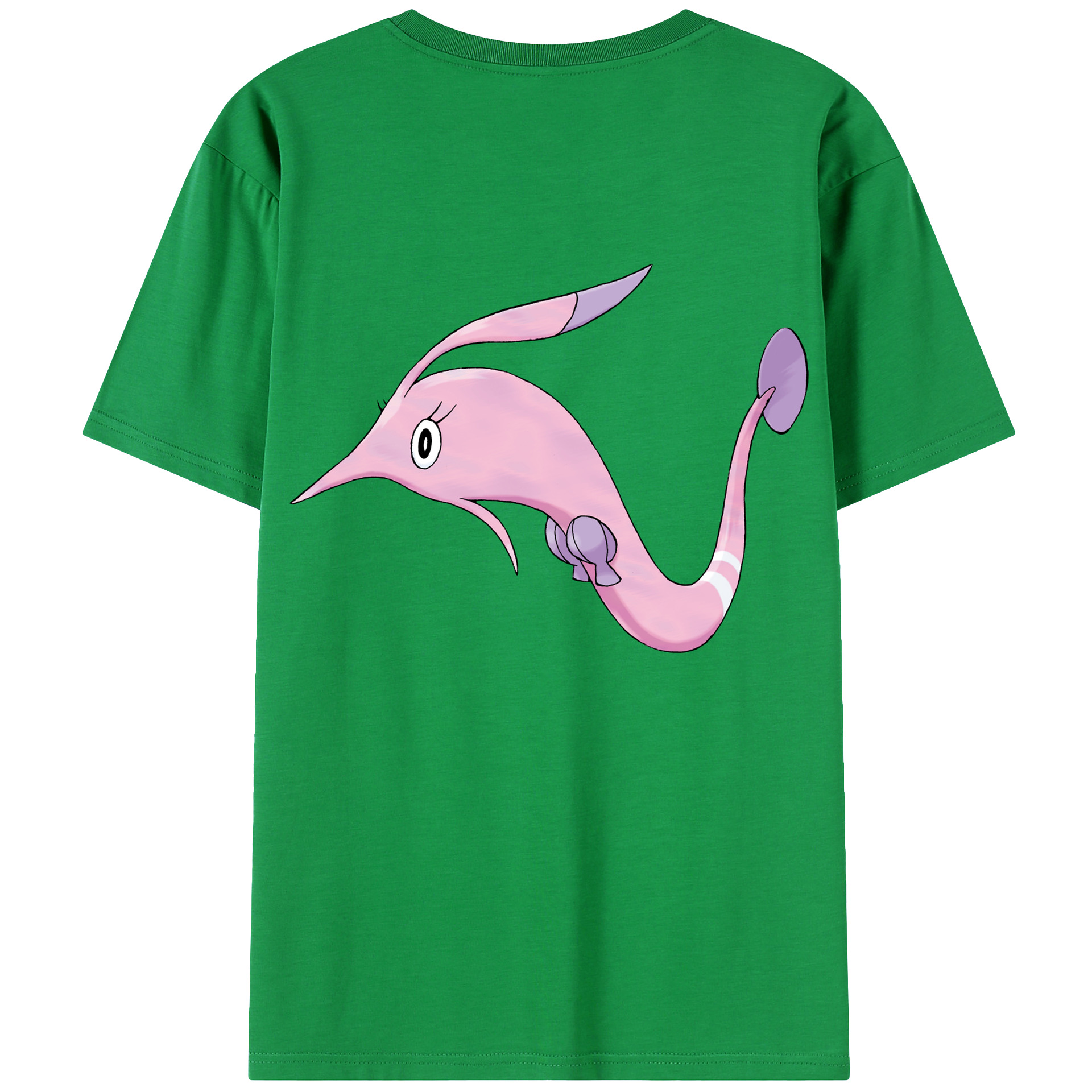 （画像用） ポケットモンスター Pokémon 綿100％ メンズ半袖Tシャツ（バックプリント） 通気性
