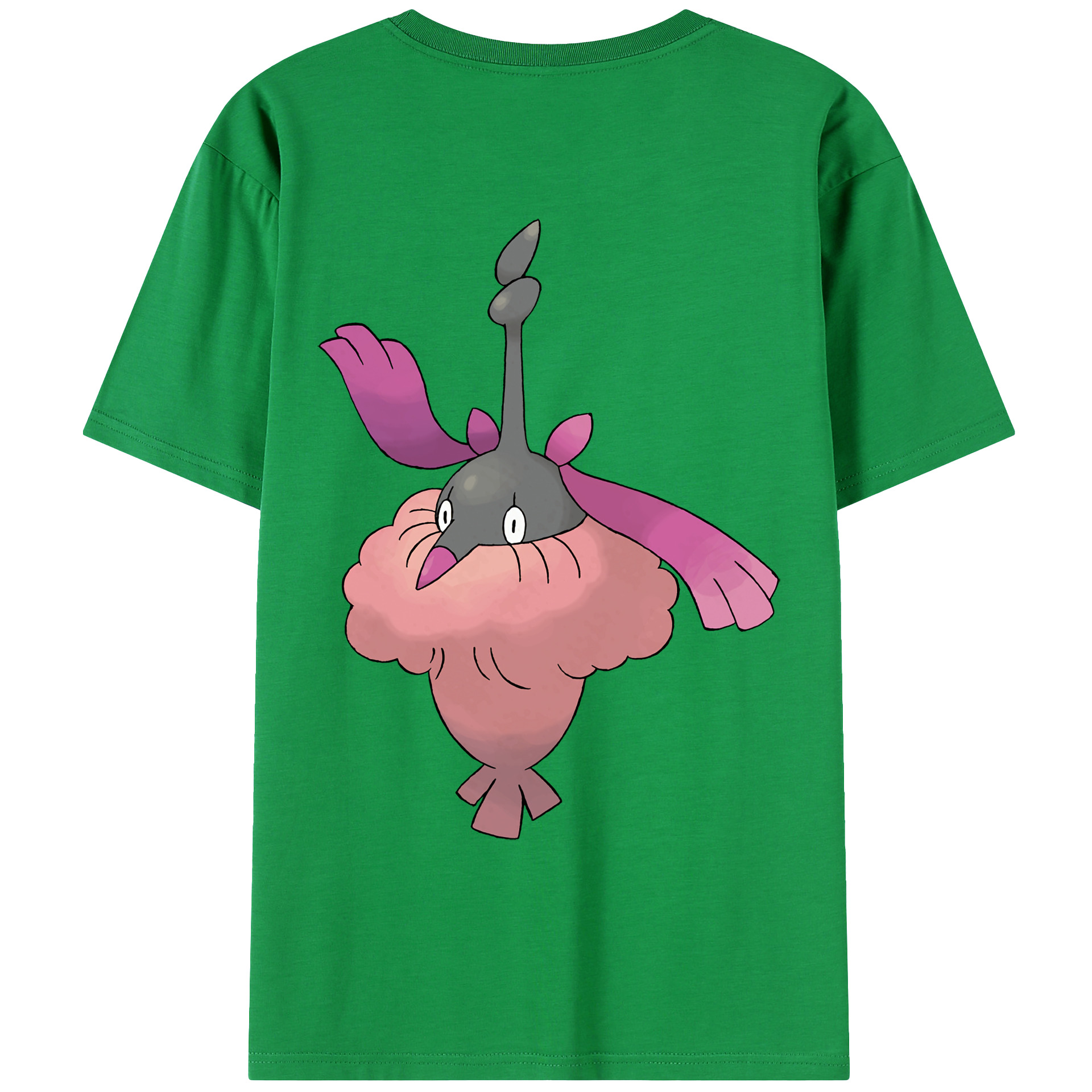 （画像用） ポケットモンスター Pokémon 綿100％ メンズ半袖Tシャツ（バックプリント） 通気性