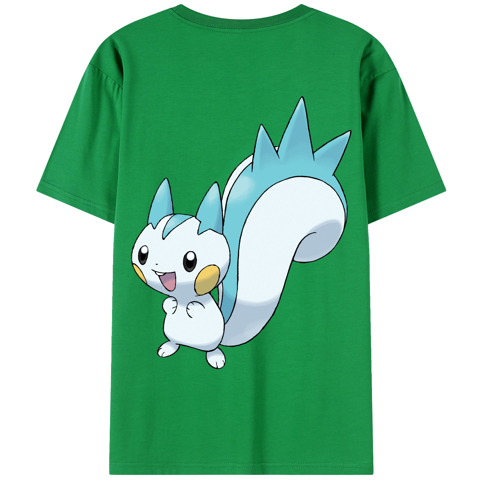 （画像用） ポケットモンスター Pokémon 綿100％ メンズ半袖Tシャツ（バックプリント） 通気性
