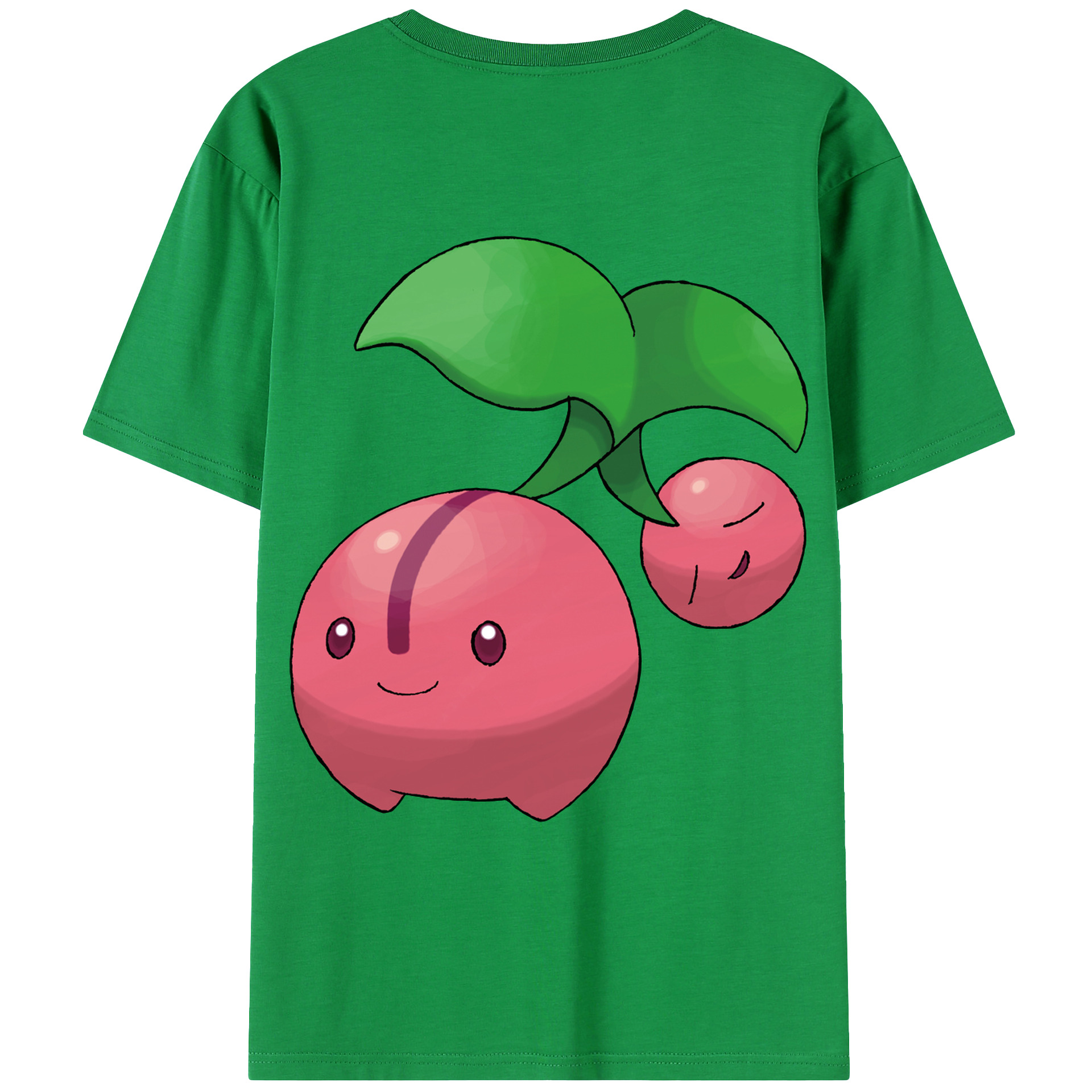 （画像用） ポケットモンスター Pokémon 綿100％ メンズ半袖Tシャツ（バックプリント） 通気性