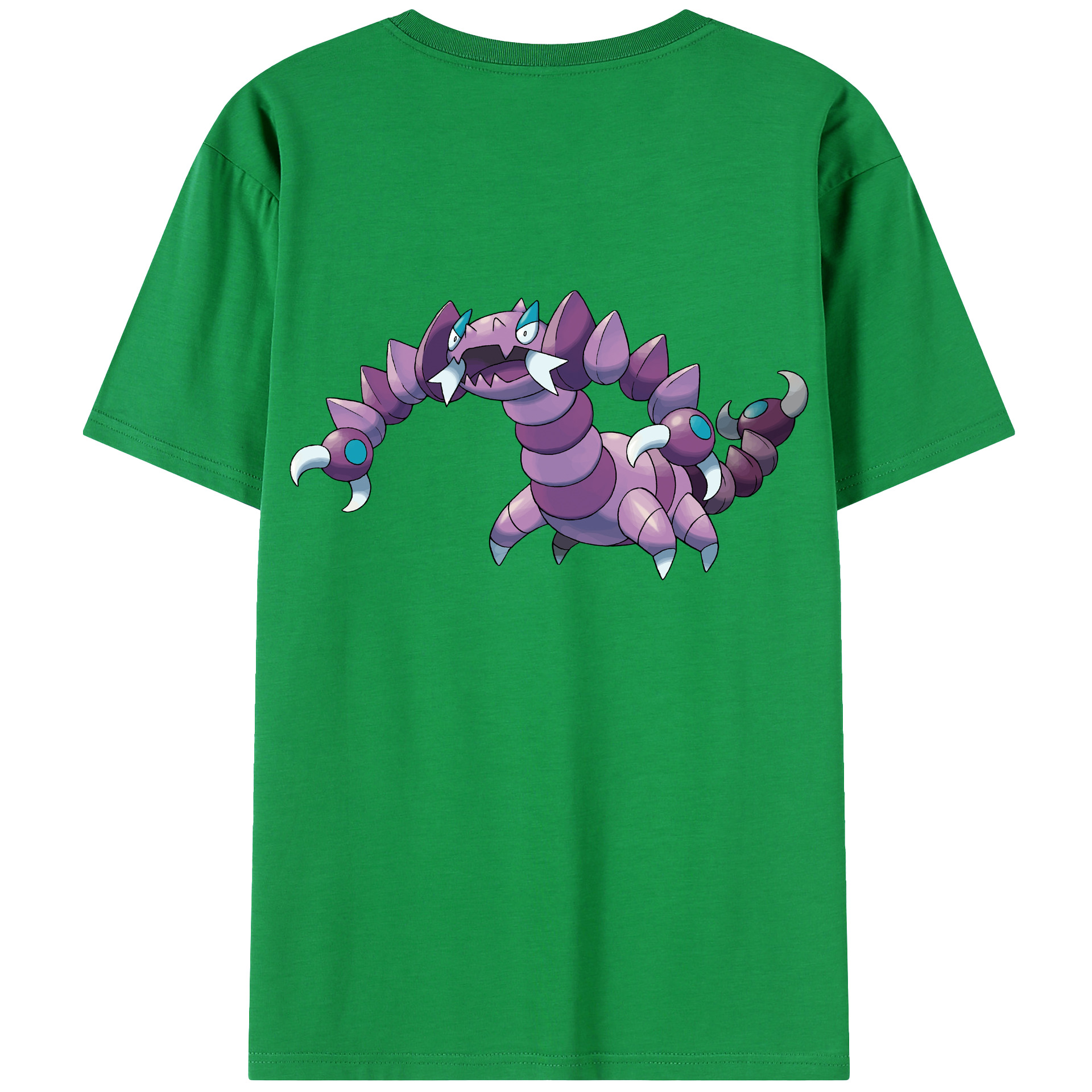 （画像用） ポケットモンスター Pokémon 綿100％ メンズ半袖Tシャツ（バックプリント） 通気性