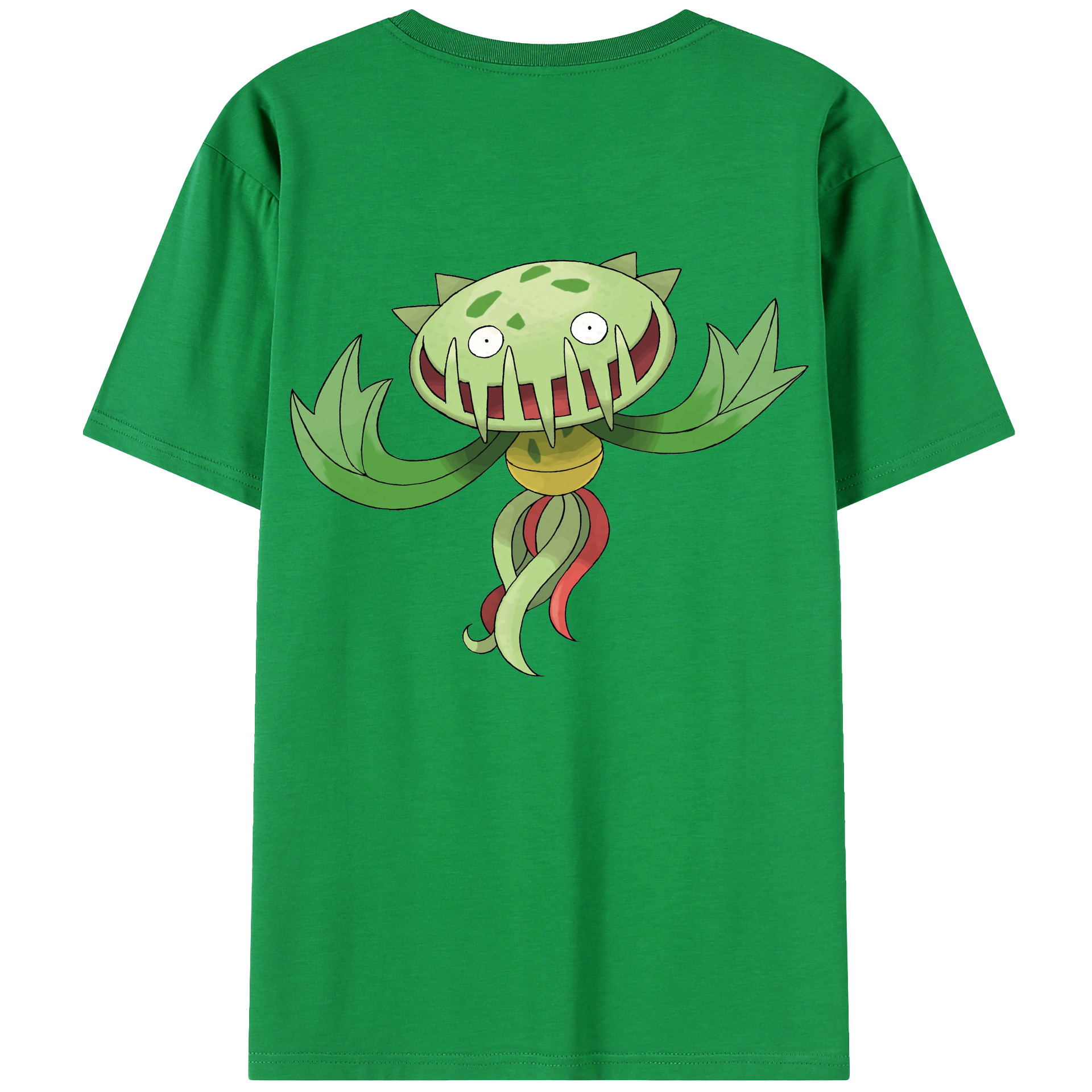 （画像用） ポケットモンスター Pokémon 綿100％ メンズ半袖Tシャツ（バックプリント） 通気性