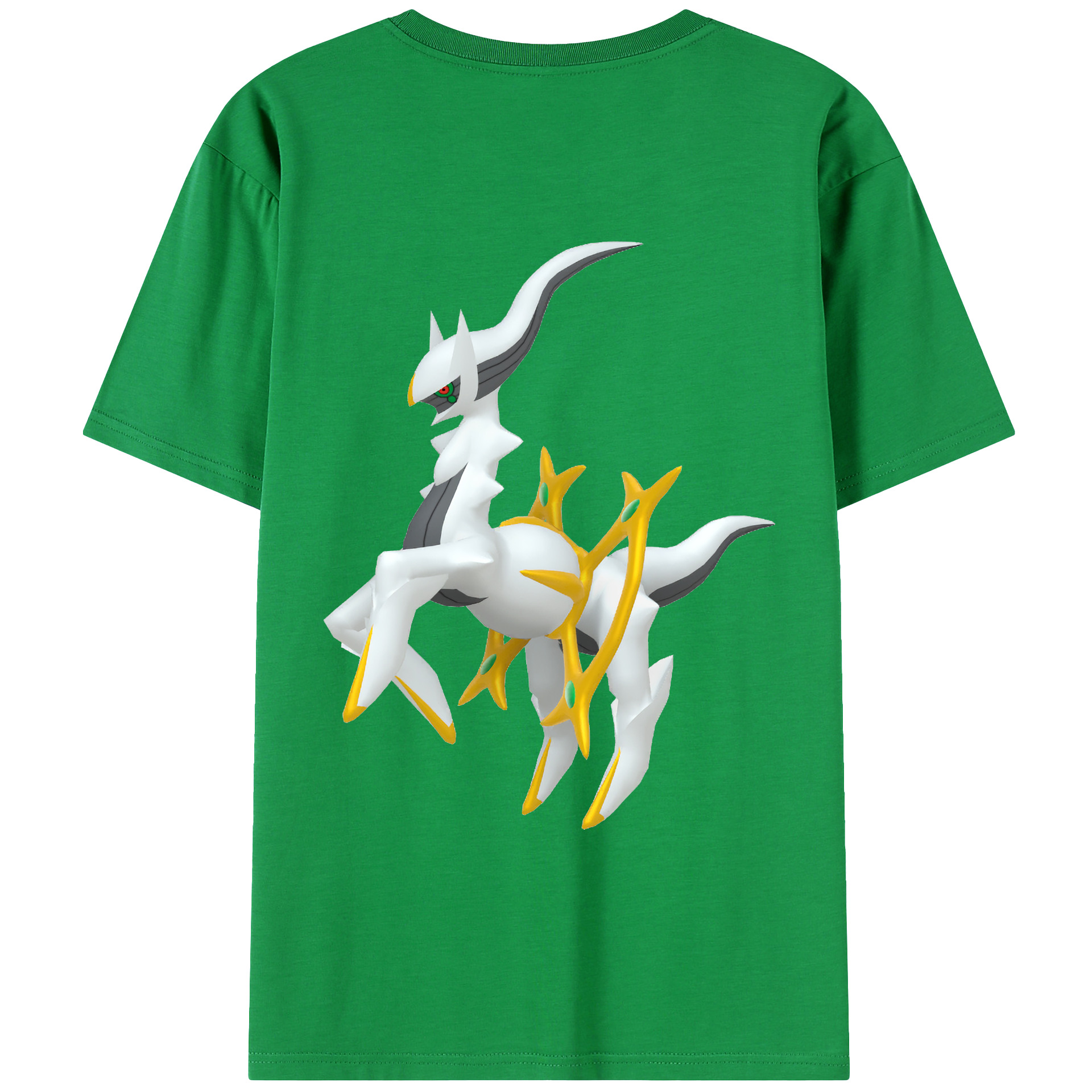 （画像用） ポケットモンスター Pokémon 綿100％ メンズ半袖Tシャツ（バックプリント） 通気性
