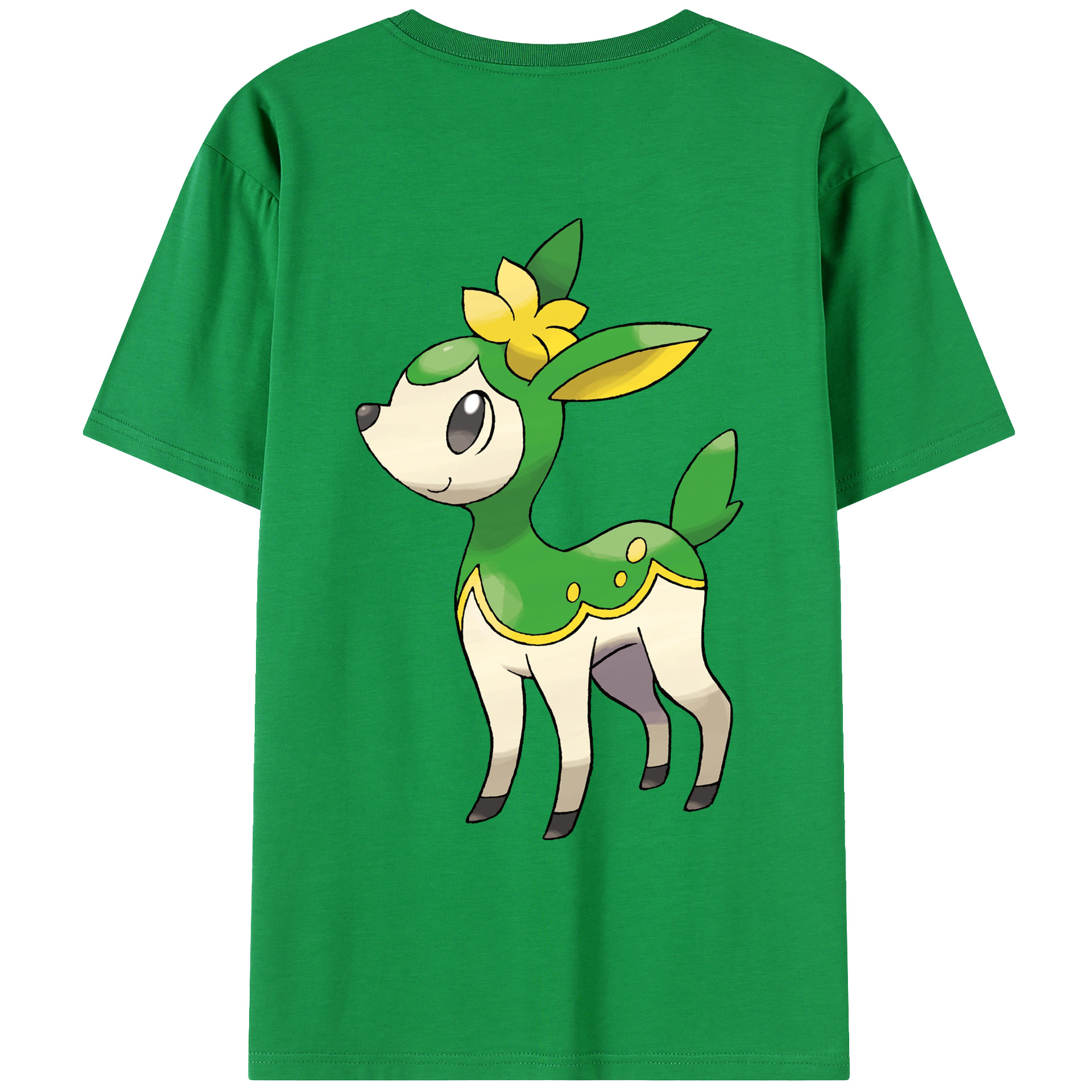 （画像用） ポケットモンスター Pokémon 綿100％ メンズ半袖Tシャツ（バックプリント） 通気性