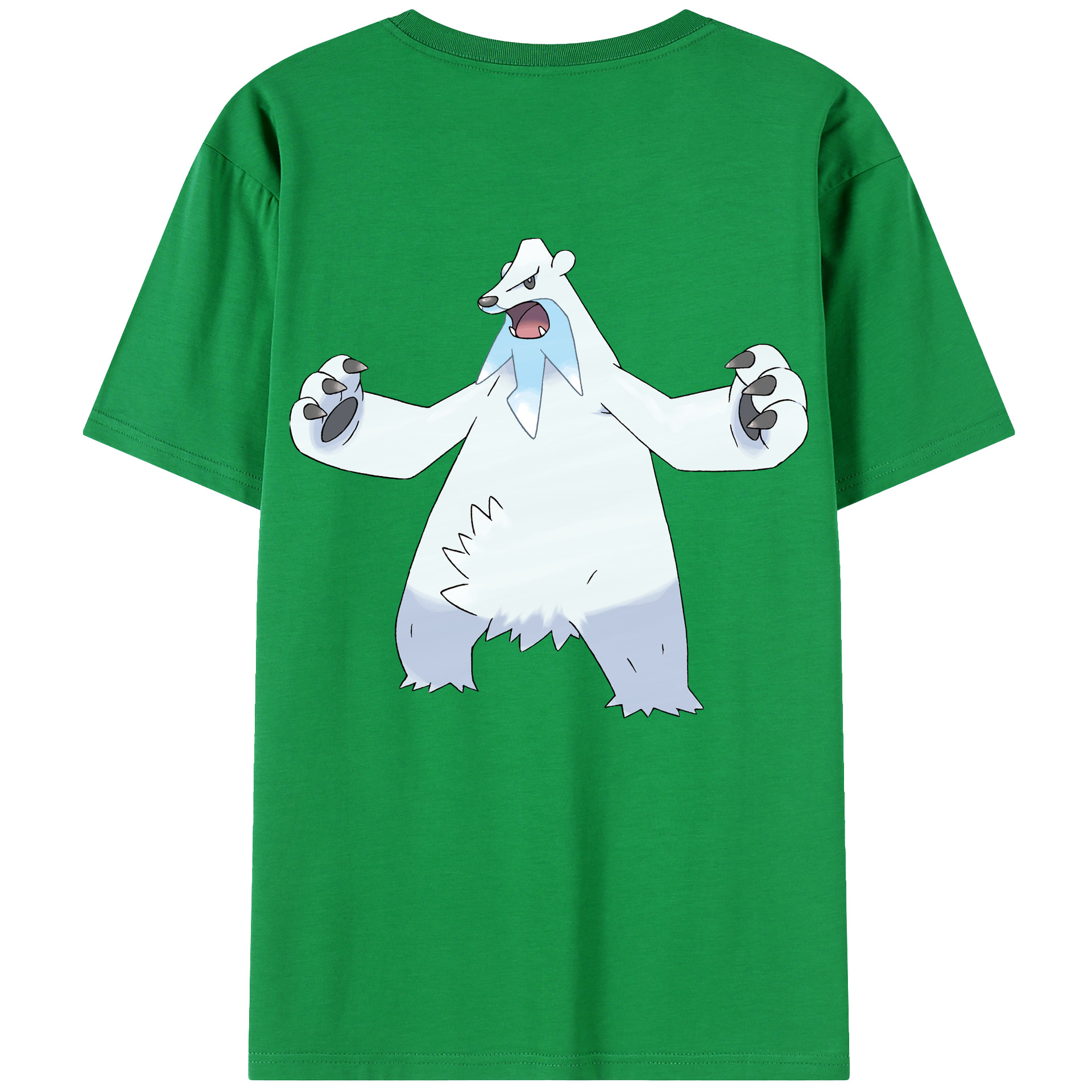 （画像用） ポケットモンスター Pokémon 綿100％ メンズ半袖Tシャツ（バックプリント） 通気性