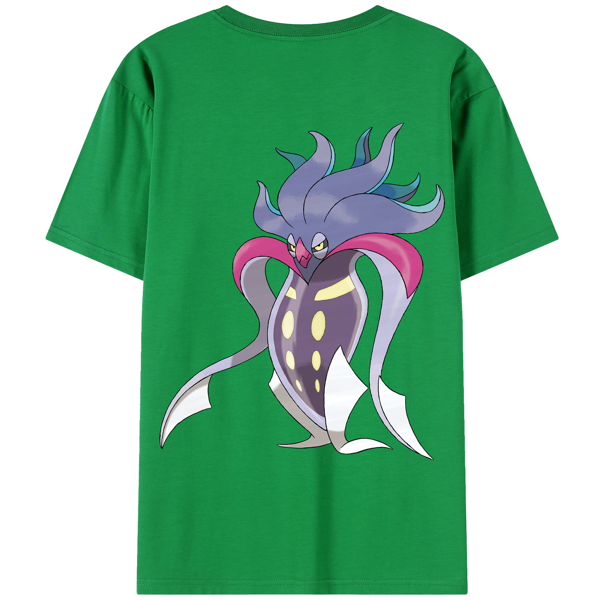 （画像用） ポケットモンスター Pokémon 綿100％ メンズ半袖Tシャツ（バックプリント） 通気性