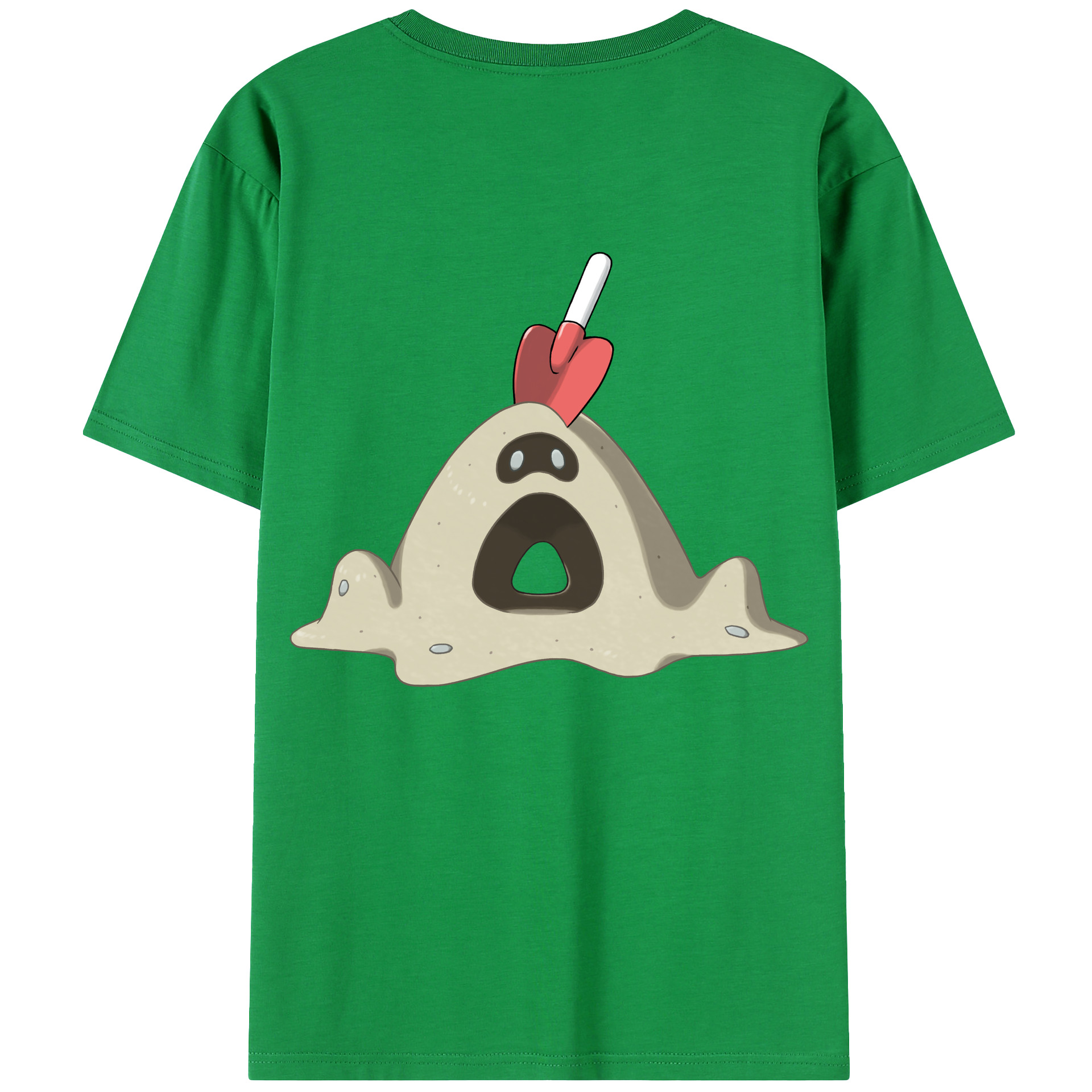（画像用） ポケットモンスター Pokémon 綿100％ メンズ半袖Tシャツ（バックプリント） 通気性