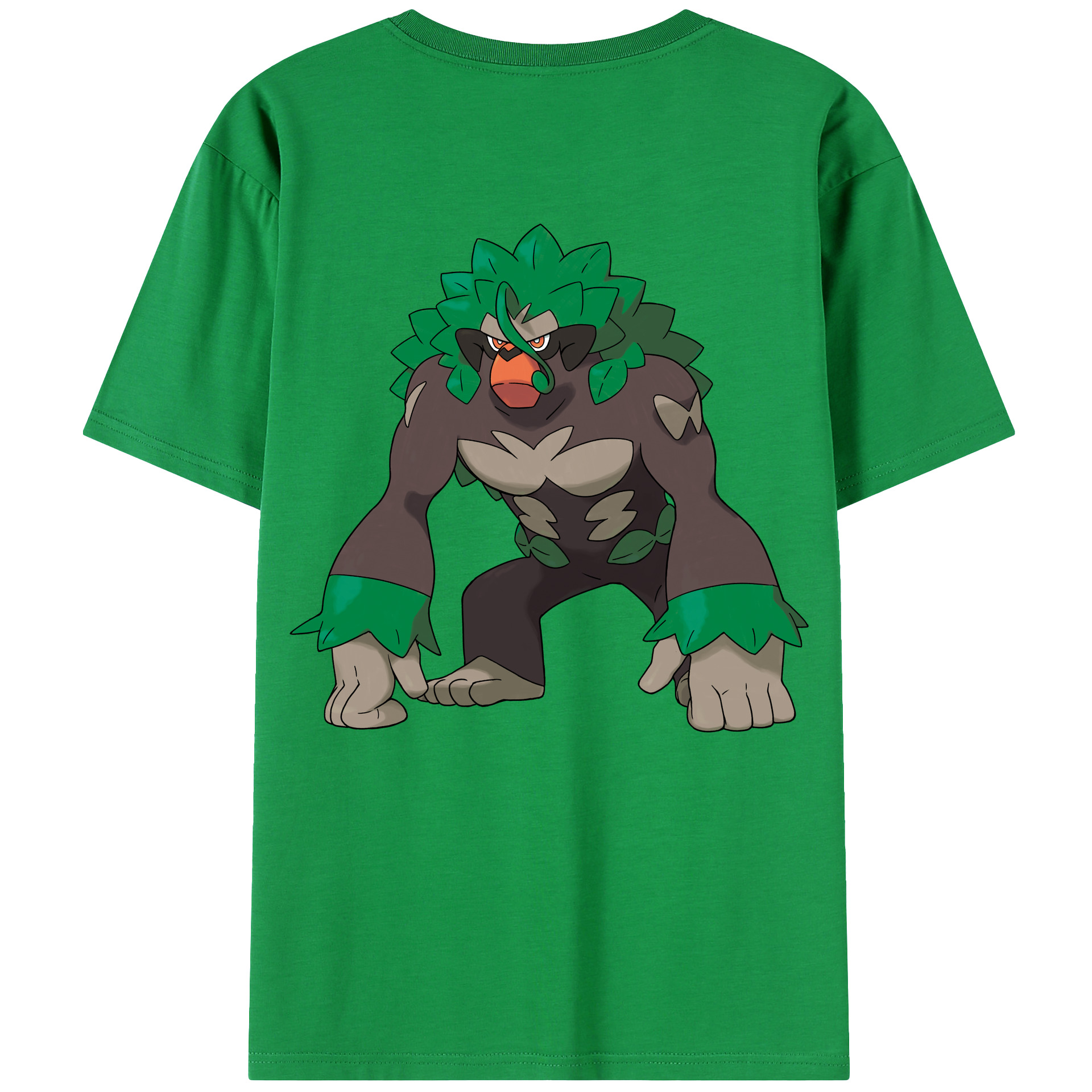 （画像用） ポケットモンスター Pokémon 綿100％ メンズ半袖Tシャツ（バックプリント） 通気性