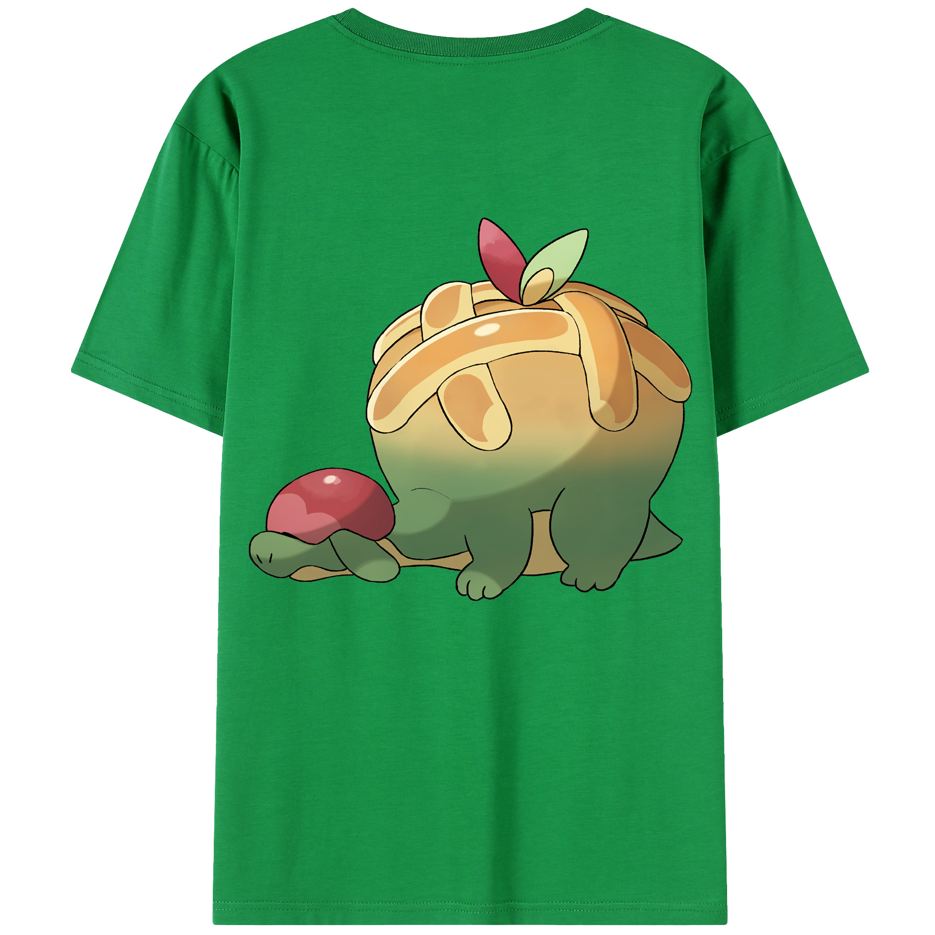 （画像用） ポケットモンスター Pokémon 綿100％ メンズ半袖Tシャツ（バックプリント） 通気性