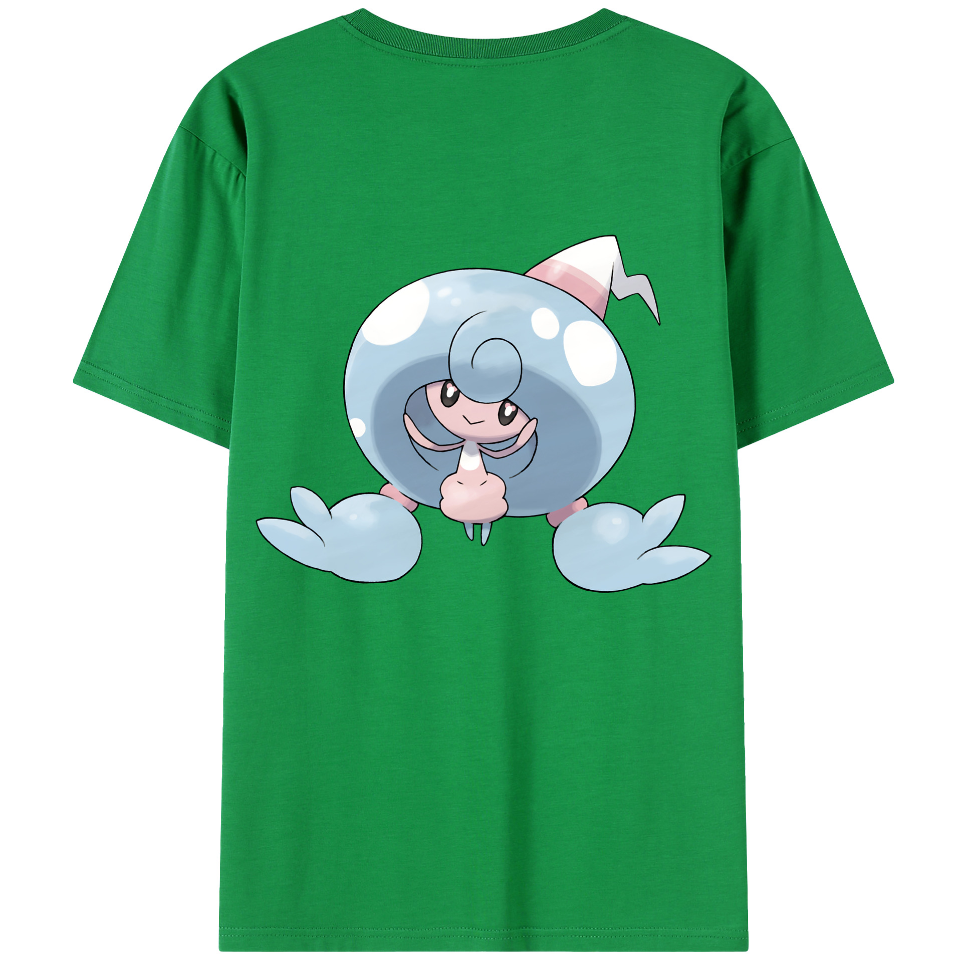（画像用） ポケットモンスター Pokémon 綿100％ メンズ半袖Tシャツ（バックプリント） 通気性