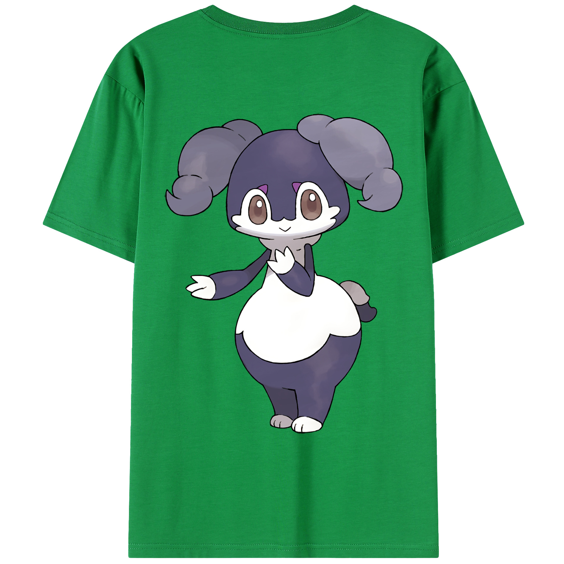 （画像用） ポケットモンスター Pokémon 綿100％ メンズ半袖Tシャツ（バックプリント） 通気性