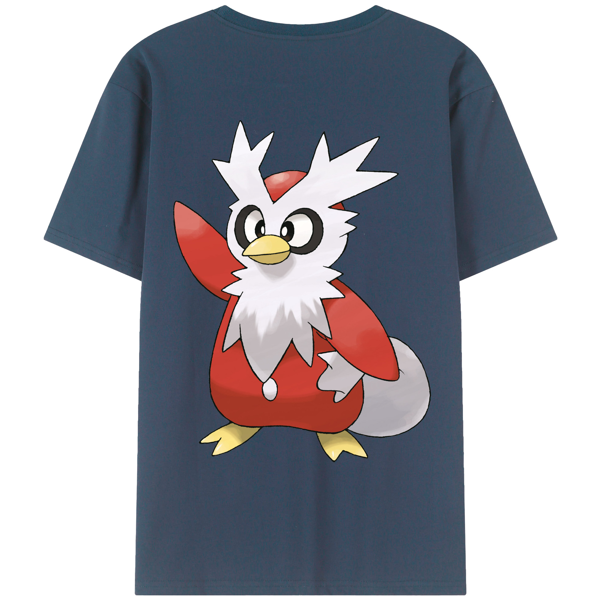 （画像用） ポケットモンスター Pokémon 綿100％ メンズ半袖Tシャツ（バックプリント） 通気性