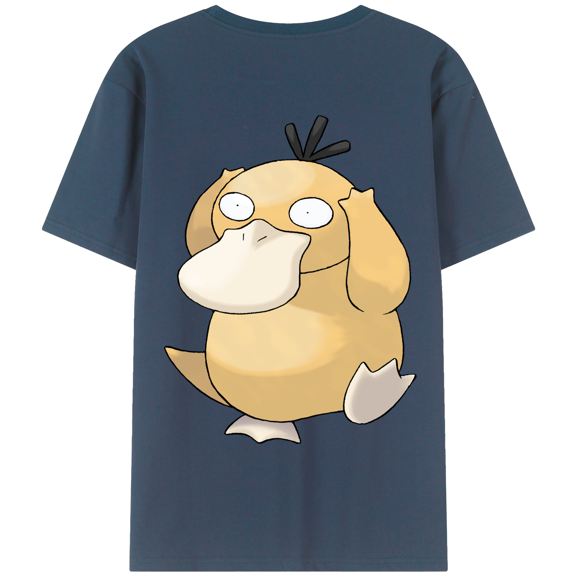 （画像用） ポケットモンスター Pokémon 綿100％ メンズ半袖Tシャツ（バックプリント） 通気性