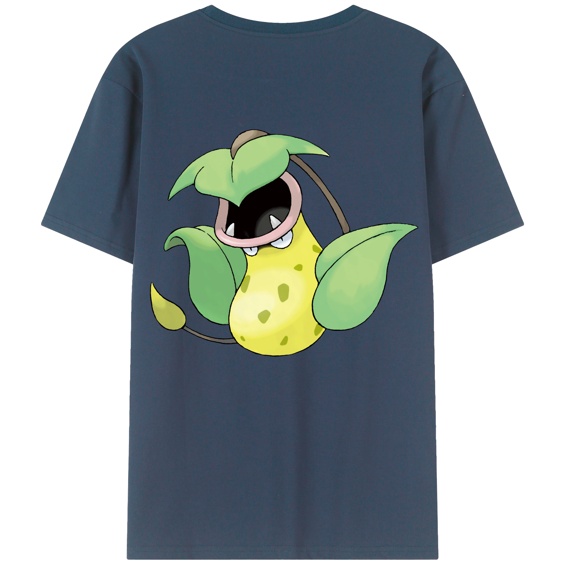 （画像用） ポケットモンスター Pokémon 綿100％ メンズ半袖Tシャツ（バックプリント） 通気性