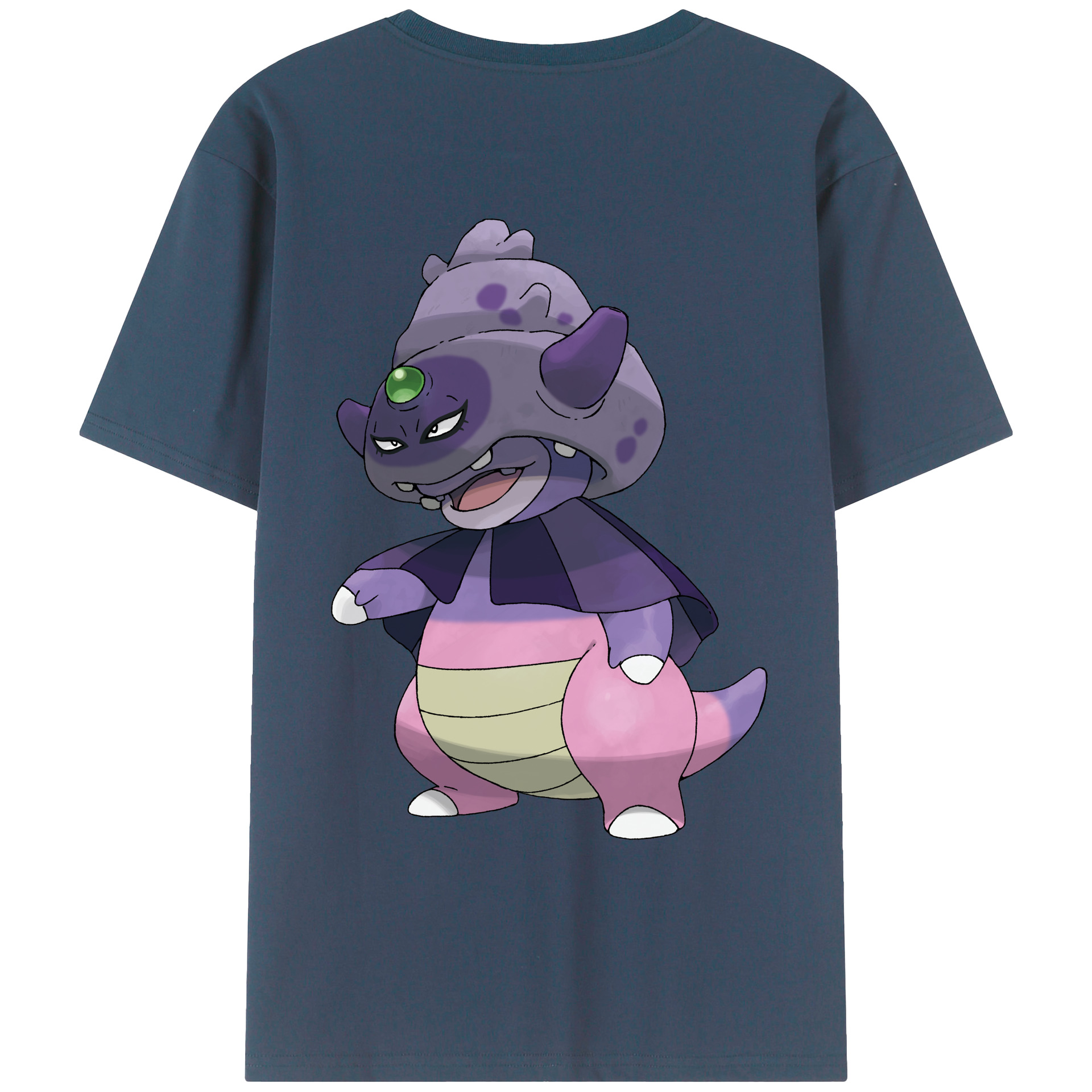 （画像用） ポケットモンスター Pokémon 綿100％ メンズ半袖Tシャツ（バックプリント） 通気性