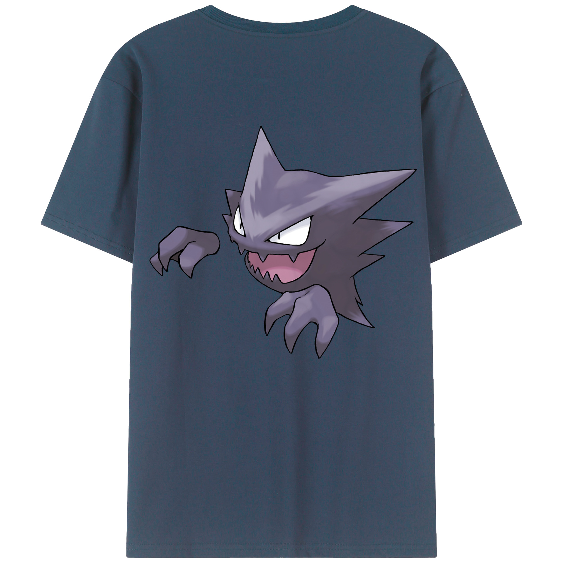 （画像用） ポケットモンスター Pokémon 綿100％ メンズ半袖Tシャツ（バックプリント） 通気性