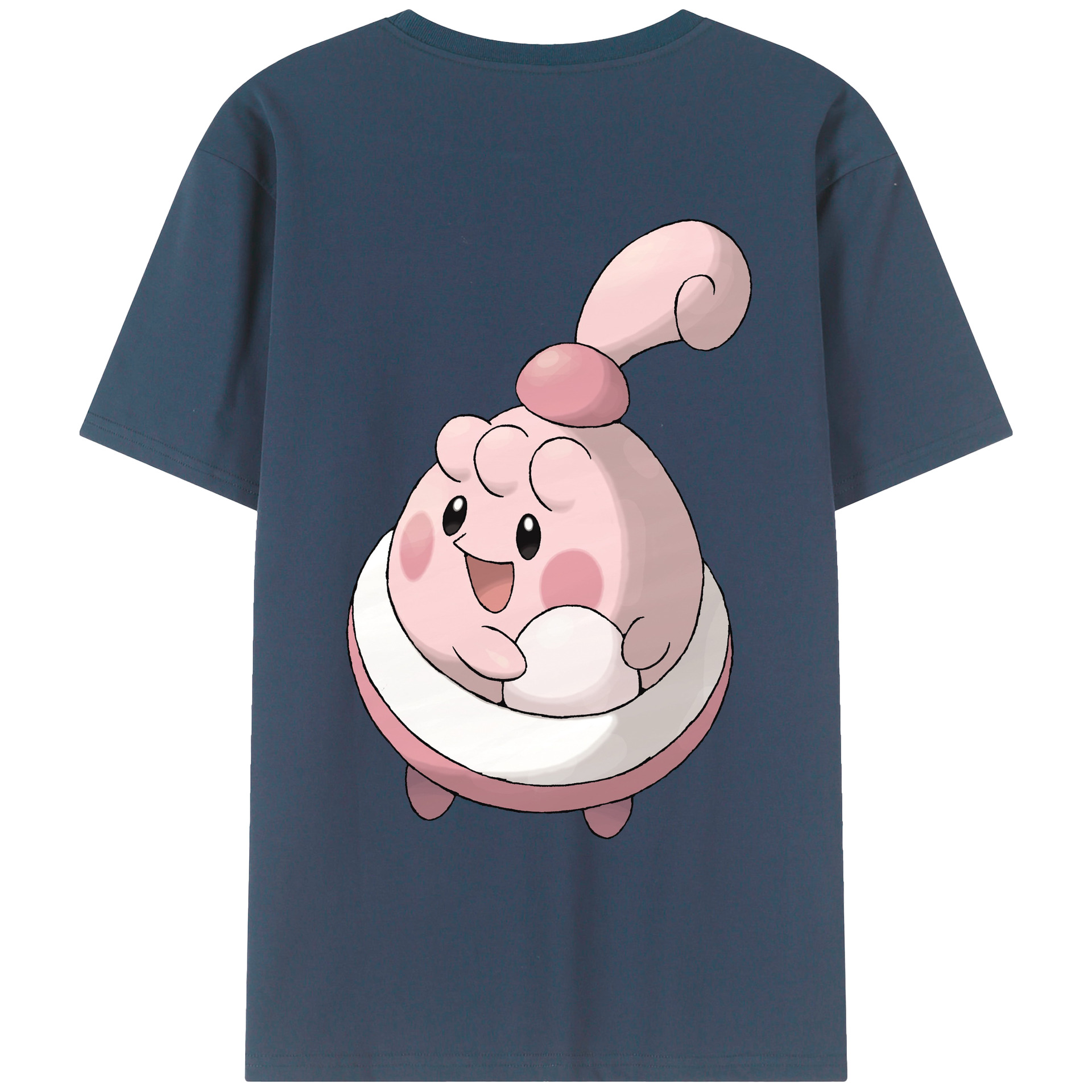 （画像用） ポケットモンスター Pokémon 綿100％ メンズ半袖Tシャツ（バックプリント） 通気性