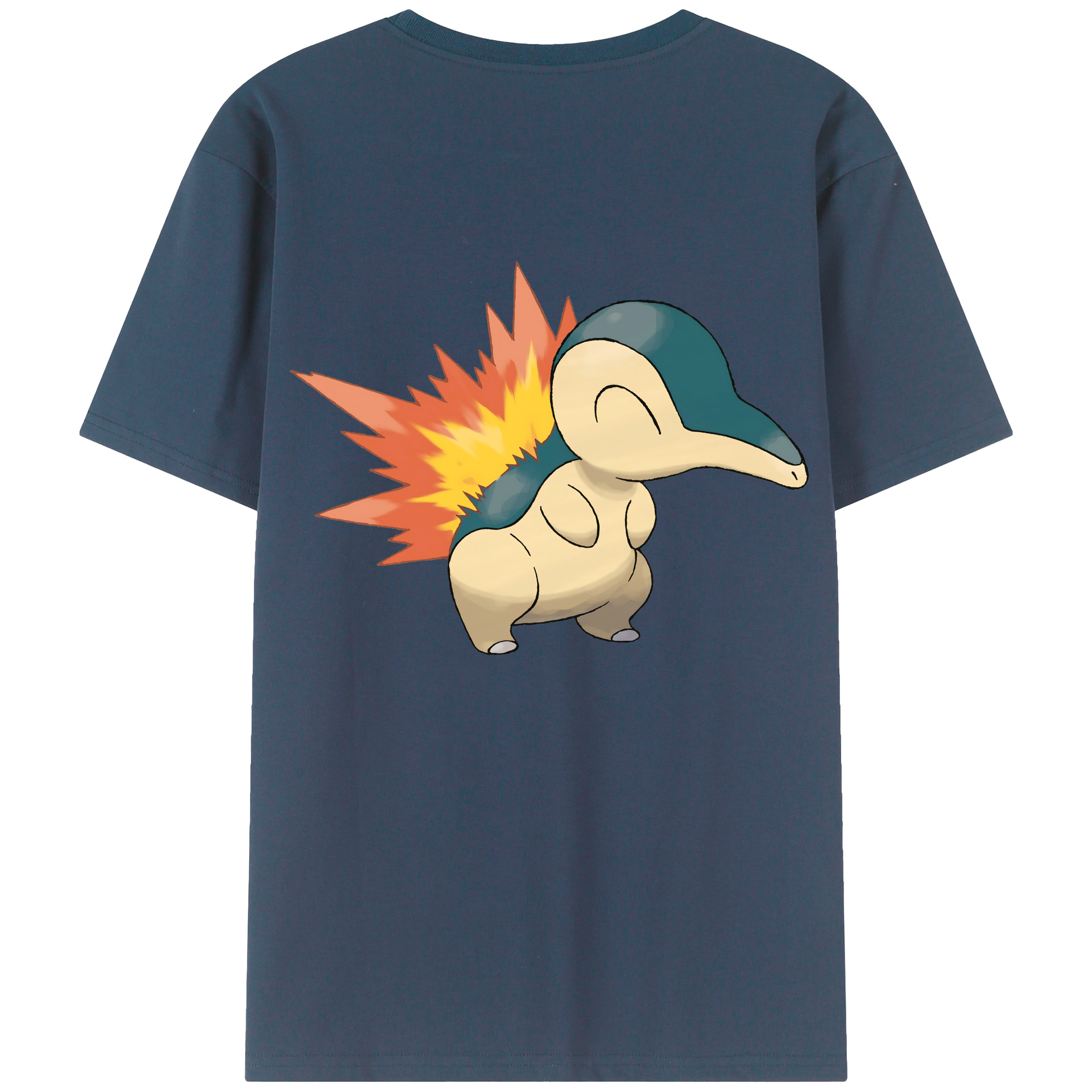 （画像用） ポケットモンスター Pokémon 綿100％ メンズ半袖Tシャツ（バックプリント） 通気性