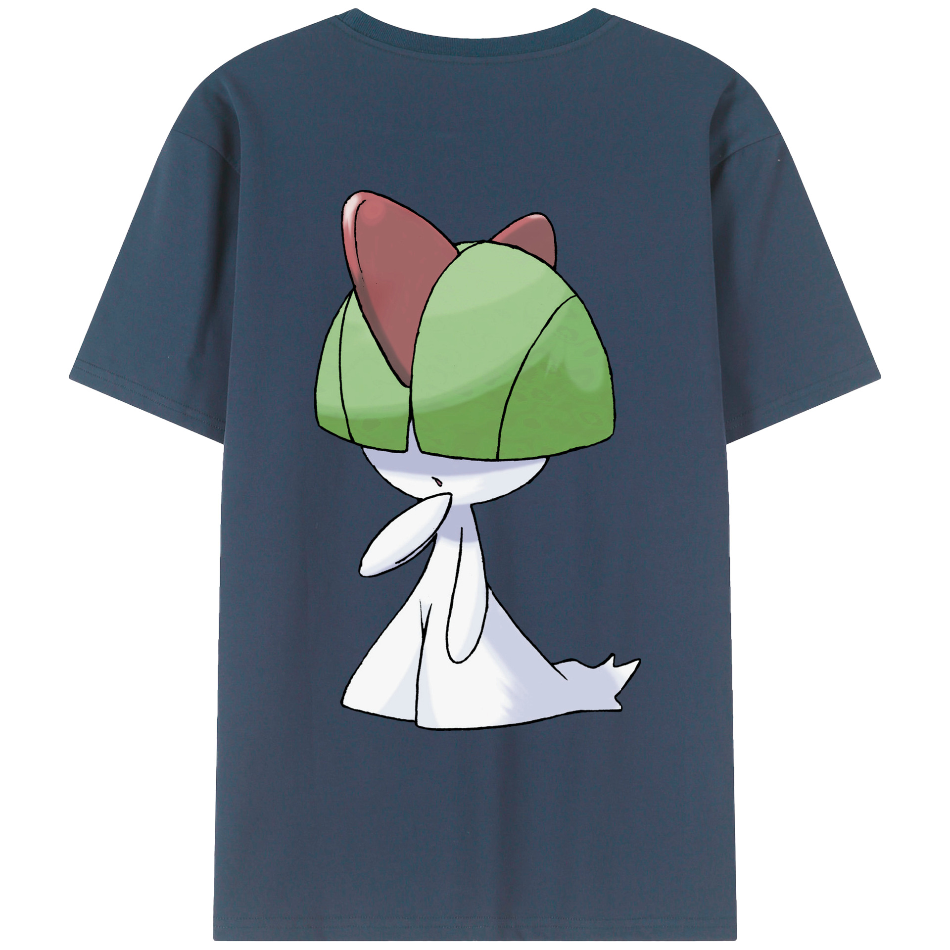 （画像用） ポケットモンスター Pokémon 綿100％ メンズ半袖Tシャツ（バックプリント） 通気性