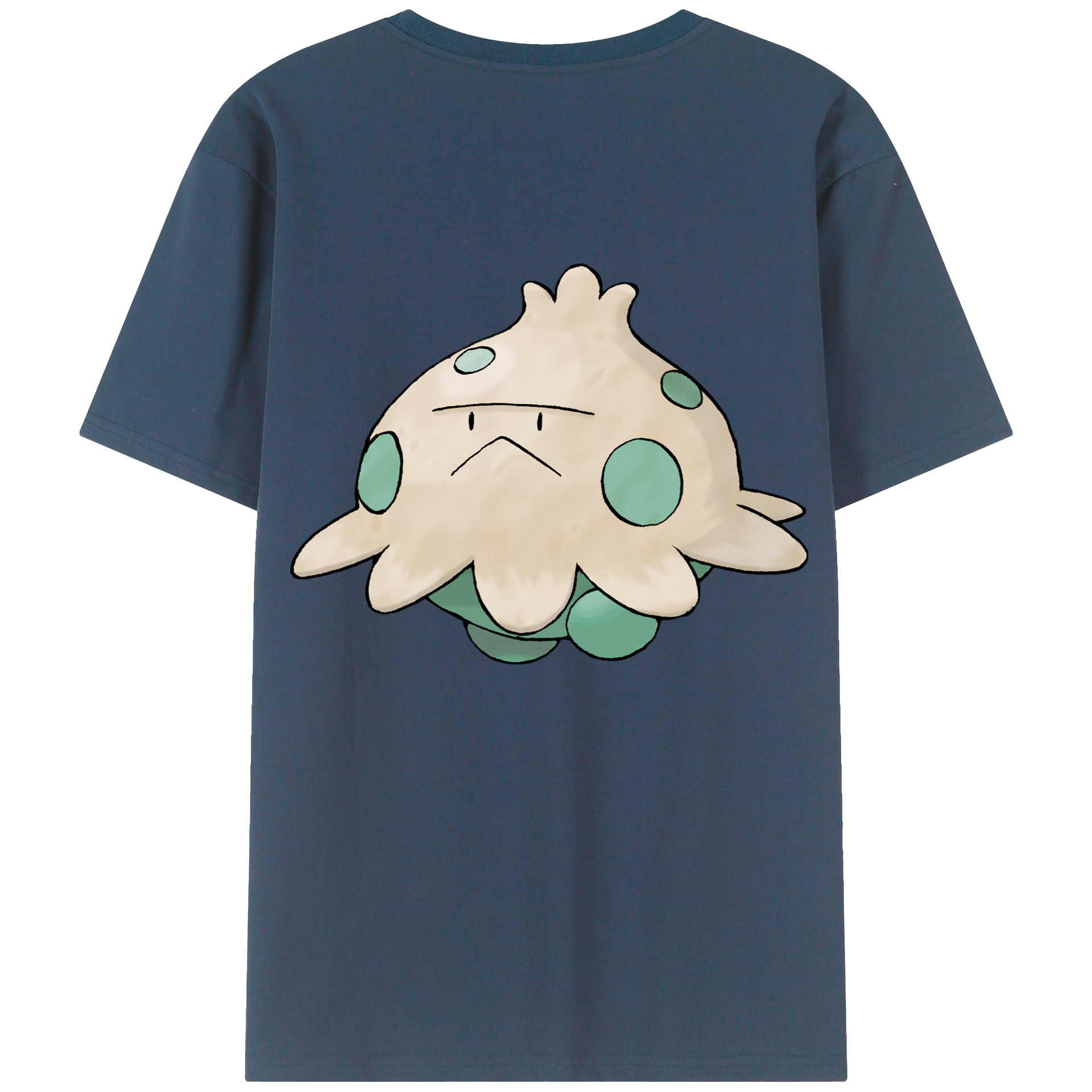 （画像用） ポケットモンスター Pokémon 綿100％ メンズ半袖Tシャツ（バックプリント） 通気性