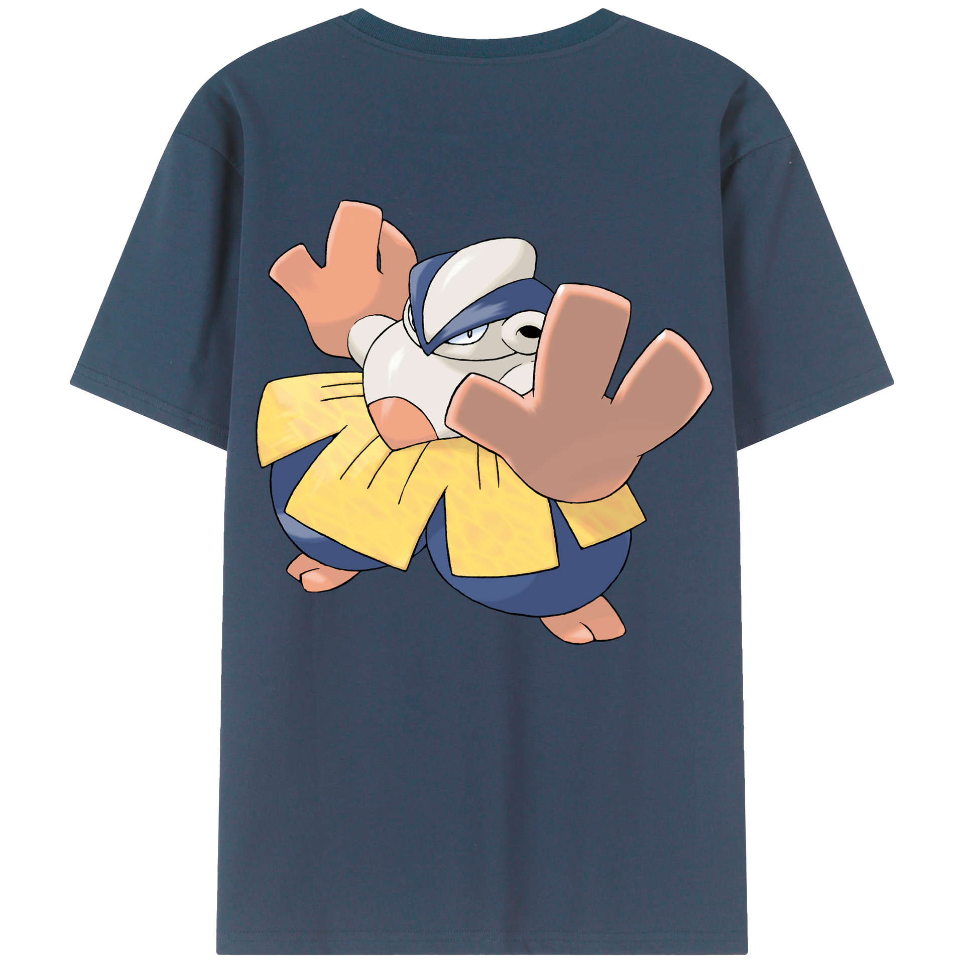 （画像用） ポケットモンスター Pokémon 綿100％ メンズ半袖Tシャツ（バックプリント） 通気性