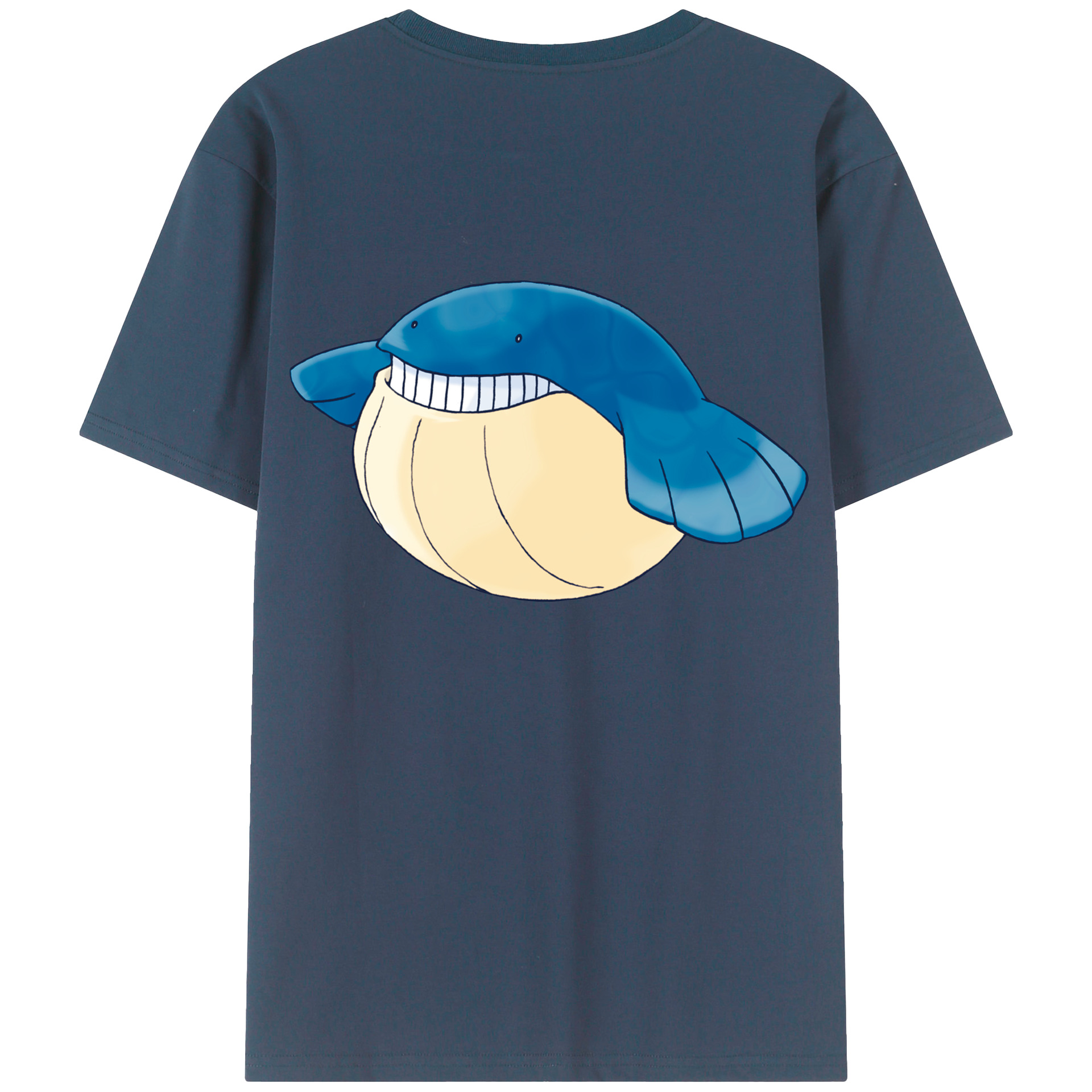 （画像用） ポケットモンスター Pokémon 綿100％ メンズ半袖Tシャツ（バックプリント） 通気性