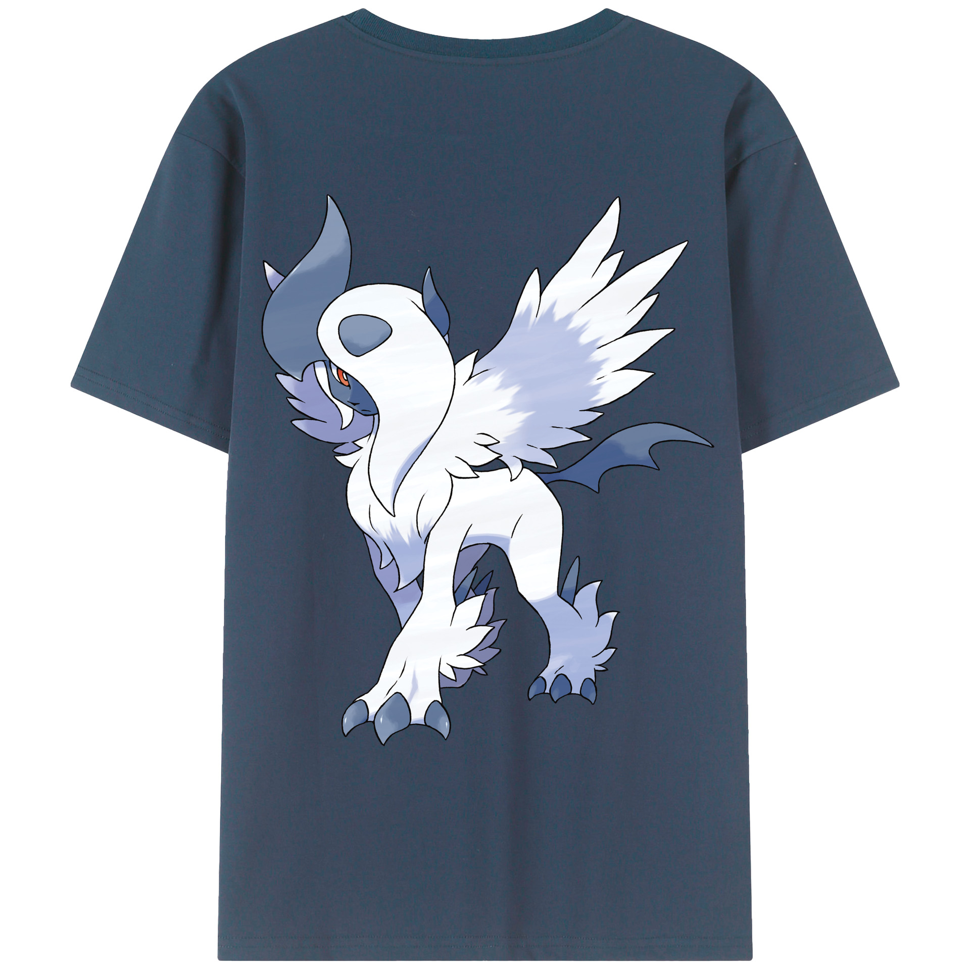 （画像用） ポケットモンスター Pokémon 綿100％ メンズ半袖Tシャツ（バックプリント） 通気性