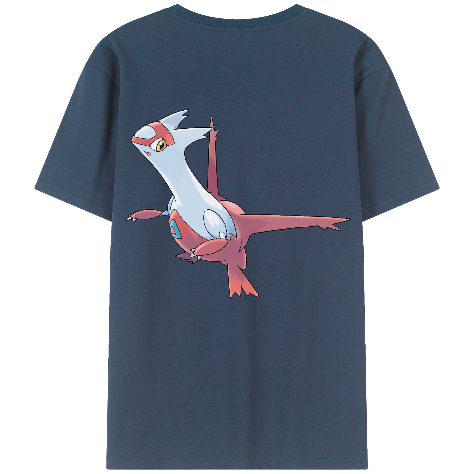 （画像用） ポケットモンスター Pokémon 綿100％ メンズ半袖Tシャツ（バックプリント） 通気性