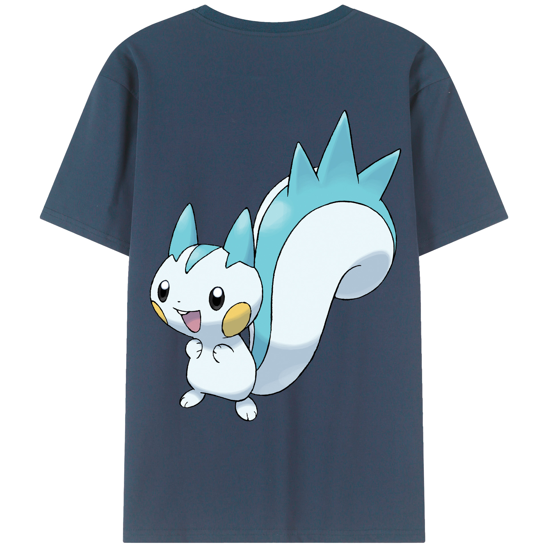 （画像用） ポケットモンスター Pokémon 綿100％ メンズ半袖Tシャツ（バックプリント） 通気性