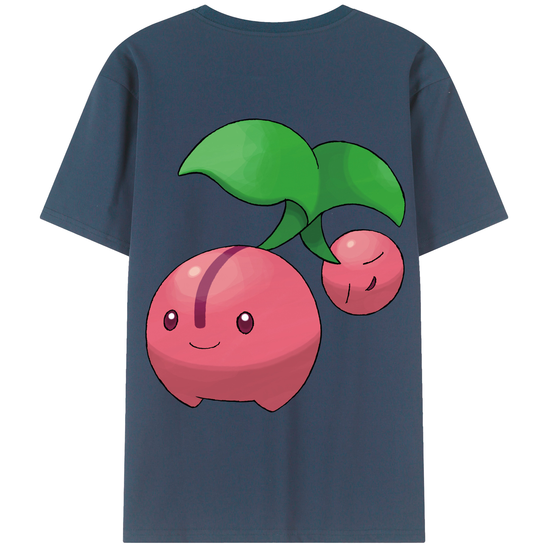 （画像用） ポケットモンスター Pokémon 綿100％ メンズ半袖Tシャツ（バックプリント） 通気性