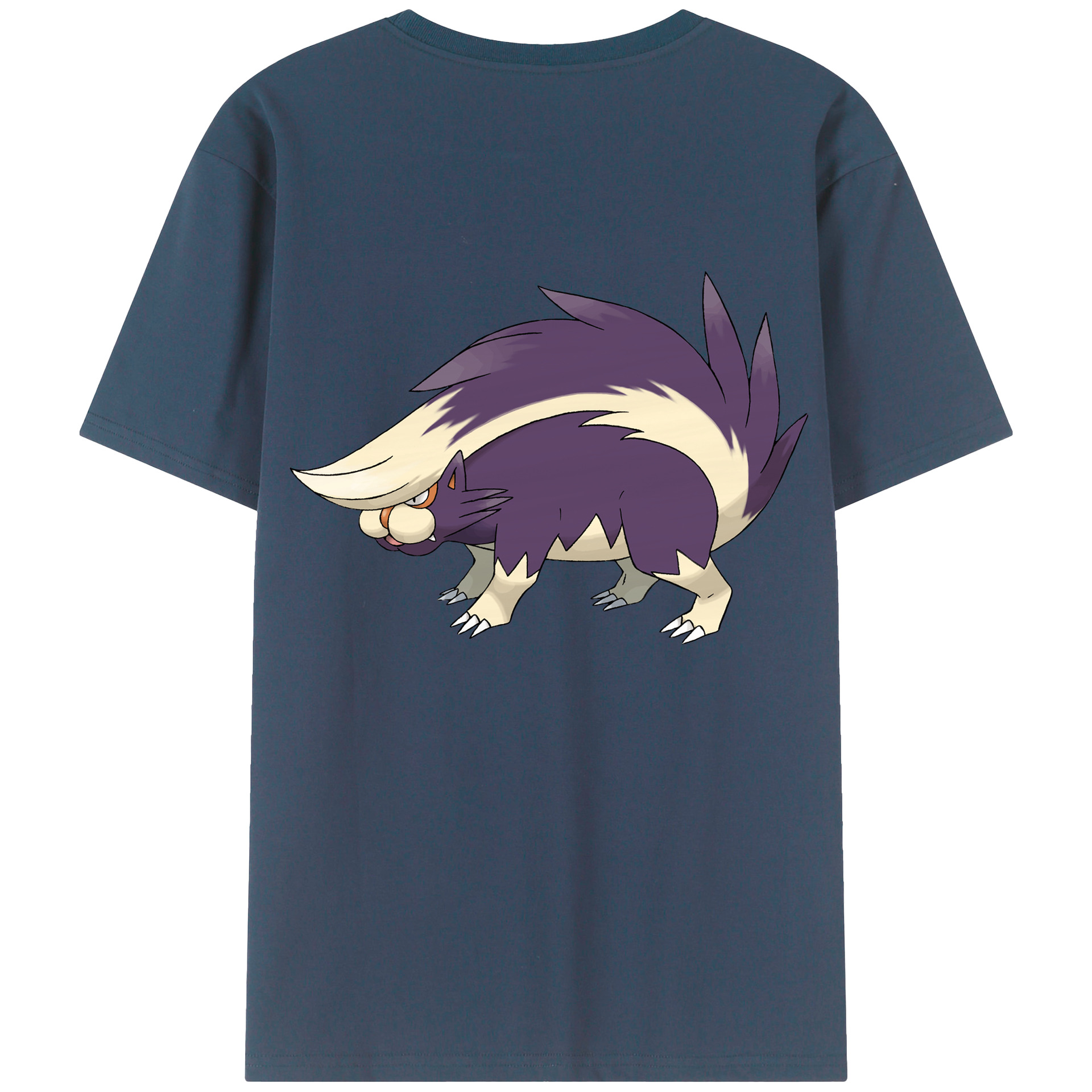 （画像用） ポケットモンスター Pokémon 綿100％ メンズ半袖Tシャツ（バックプリント） 通気性
