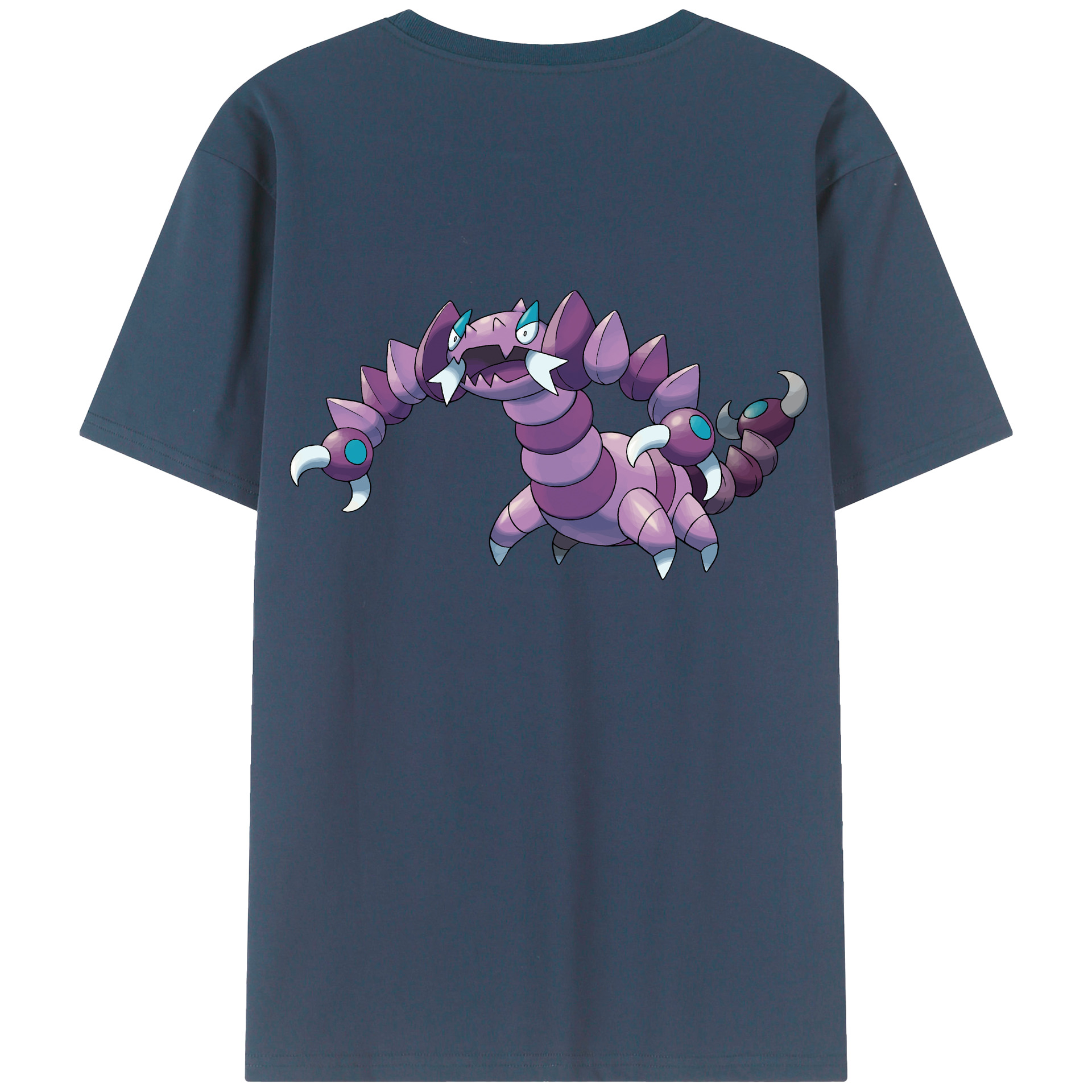 （画像用） ポケットモンスター Pokémon 綿100％ メンズ半袖Tシャツ（バックプリント） 通気性