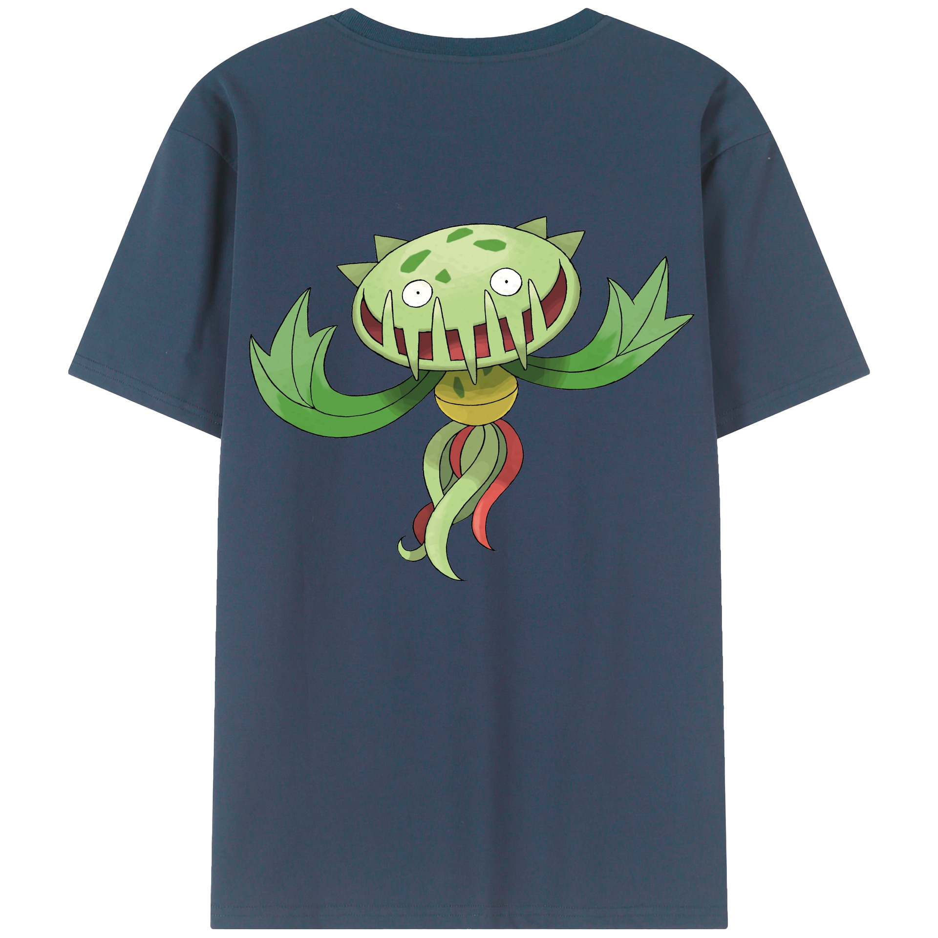 （画像用） ポケットモンスター Pokémon 綿100％ メンズ半袖Tシャツ（バックプリント） 通気性