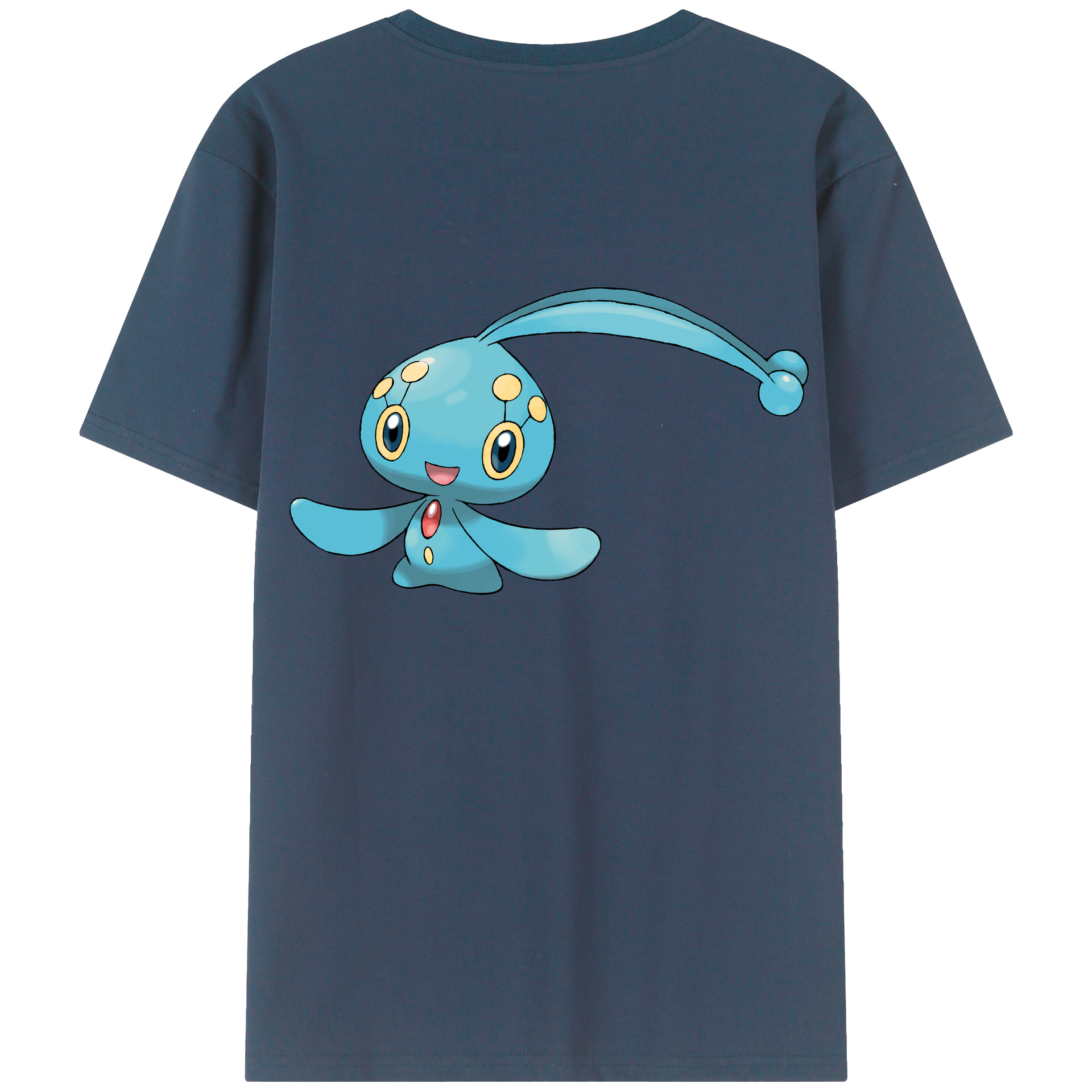 （画像用） ポケットモンスター Pokémon 綿100％ メンズ半袖Tシャツ（バックプリント） 通気性
