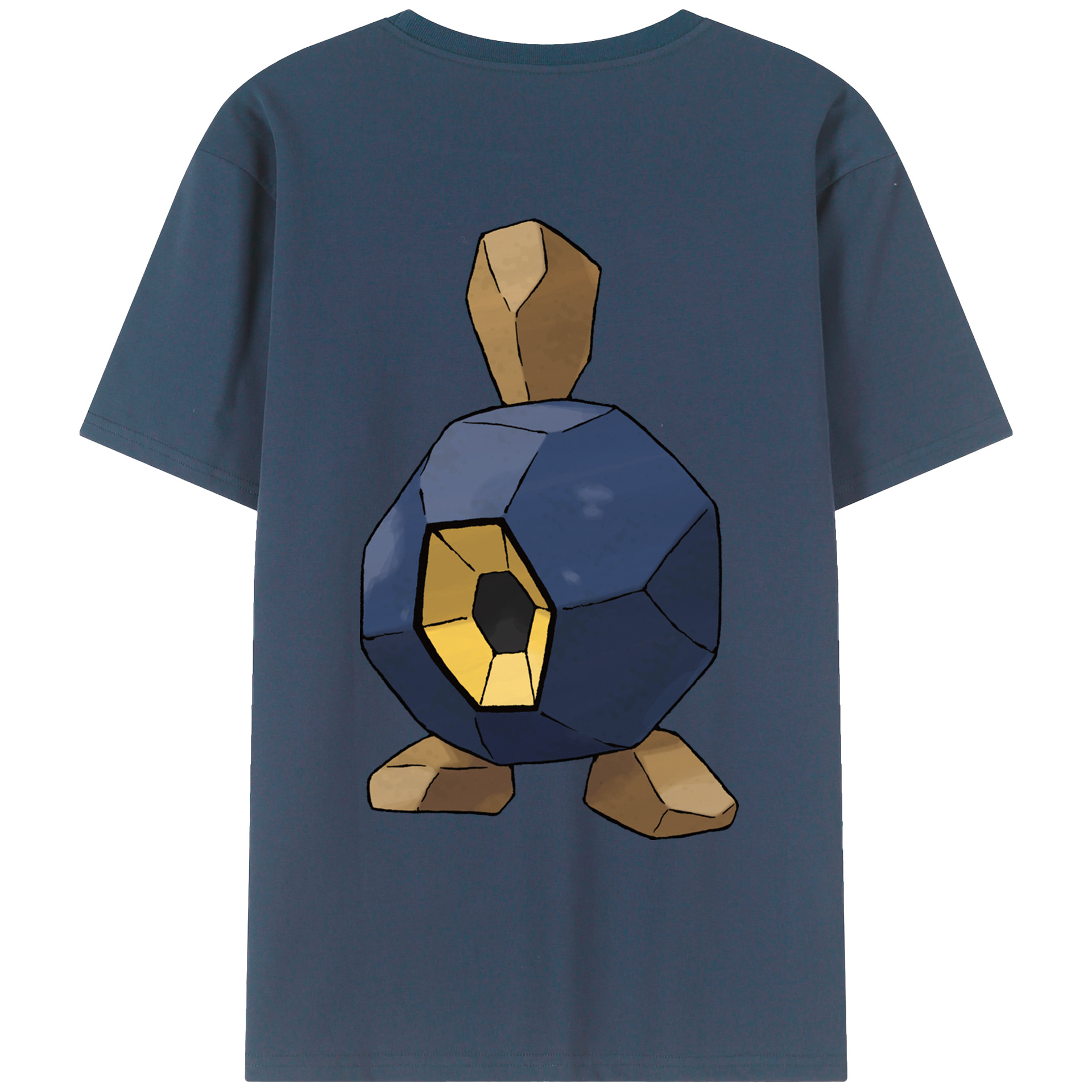 （画像用） ポケットモンスター Pokémon 綿100％ メンズ半袖Tシャツ（バックプリント） 通気性