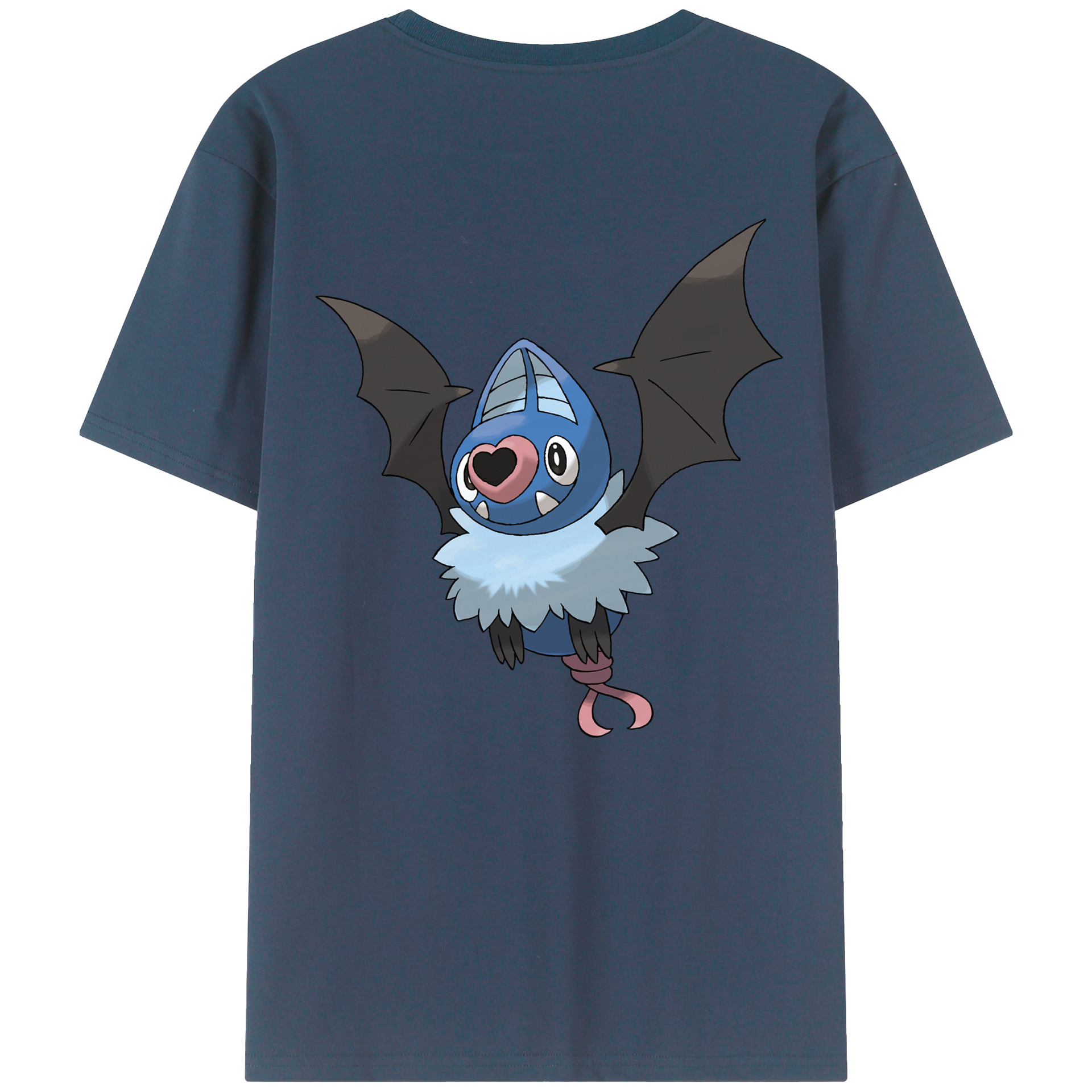 （画像用） ポケットモンスター Pokémon 綿100％ メンズ半袖Tシャツ（バックプリント） 通気性