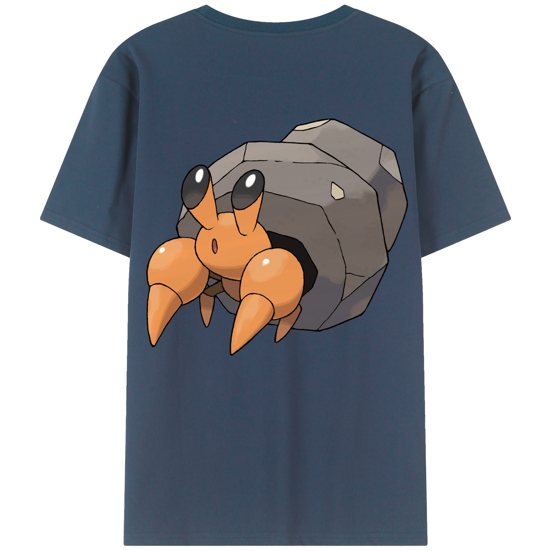 （画像用） ポケットモンスター Pokémon 綿100％ メンズ半袖Tシャツ（バックプリント） 通気性