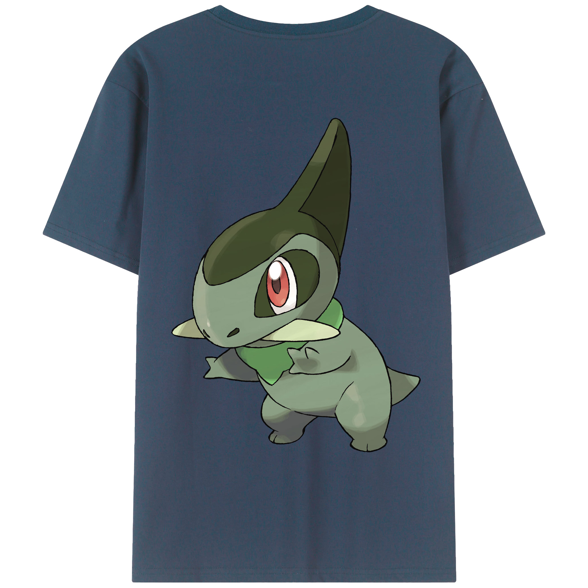 （画像用） ポケットモンスター Pokémon 綿100％ メンズ半袖Tシャツ（バックプリント） 通気性