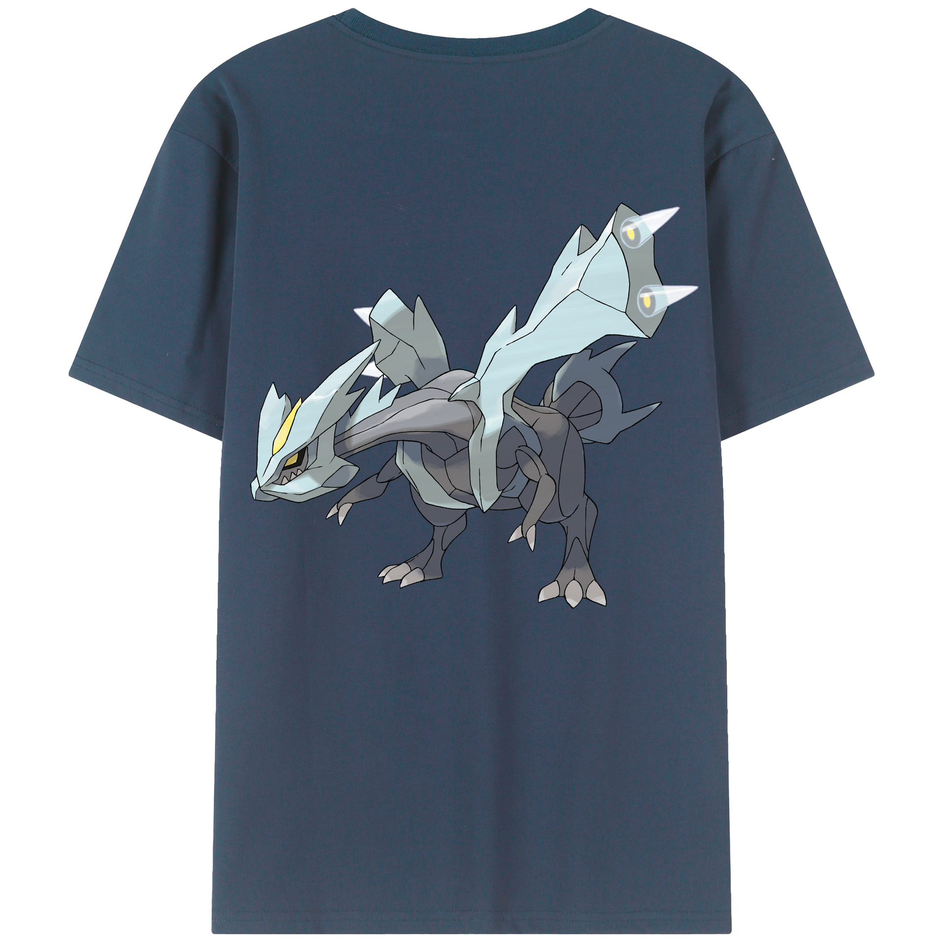 （画像用） ポケットモンスター Pokémon 綿100％ メンズ半袖Tシャツ（バックプリント） 通気性