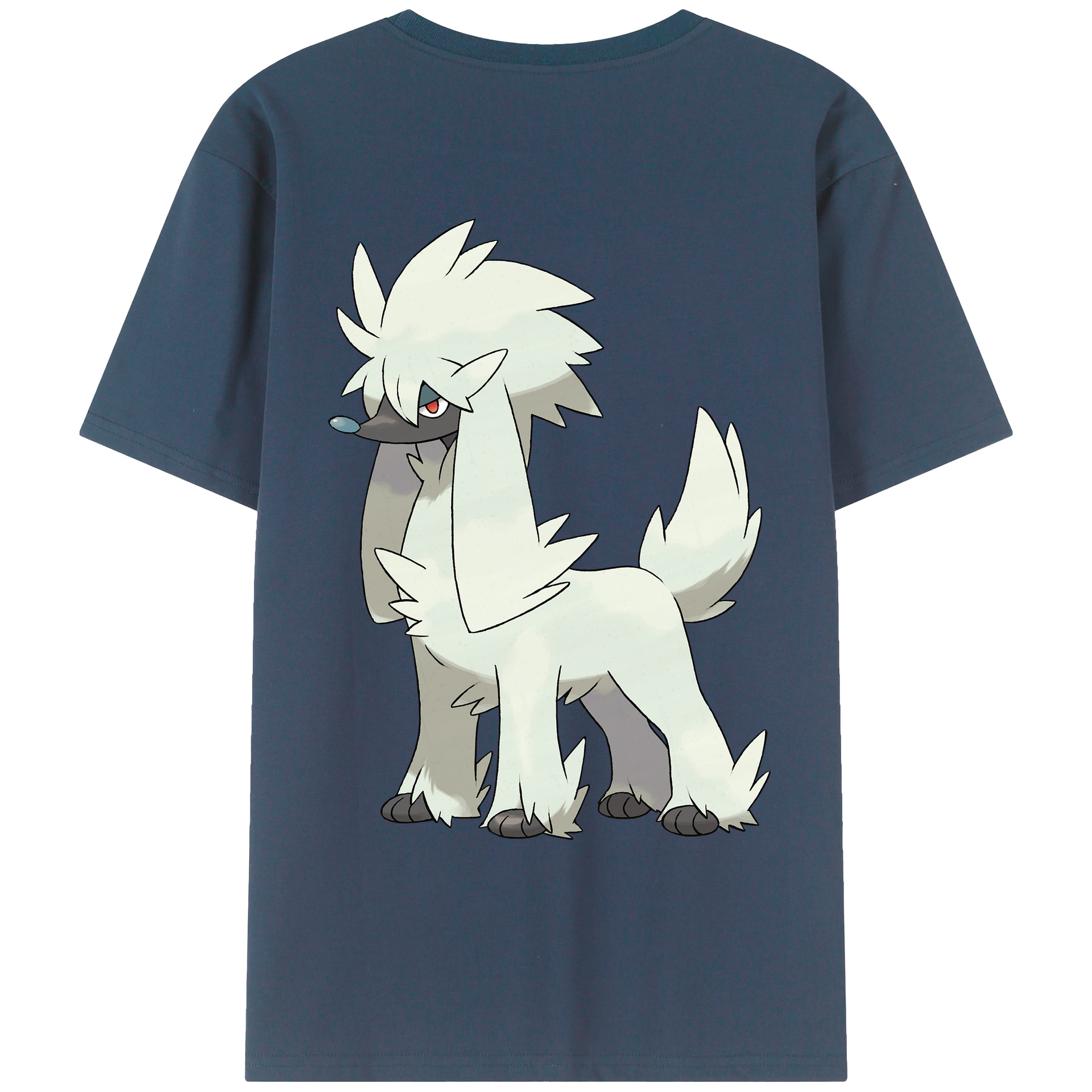 （画像用） ポケットモンスター Pokémon 綿100％ メンズ半袖Tシャツ（バックプリント） 通気性