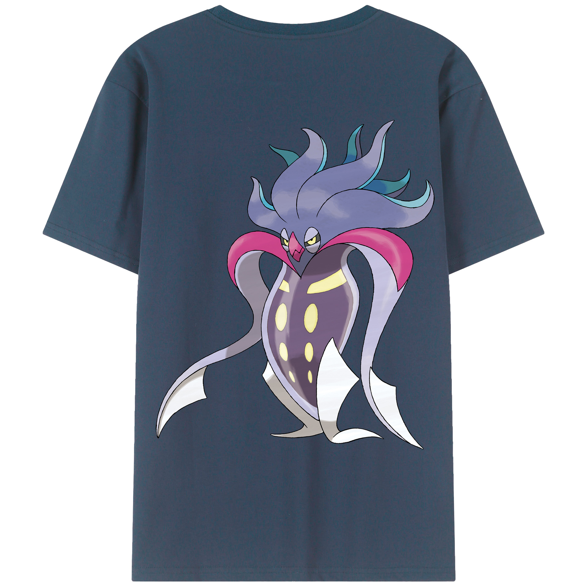 （画像用） ポケットモンスター Pokémon 綿100％ メンズ半袖Tシャツ（バックプリント） 通気性