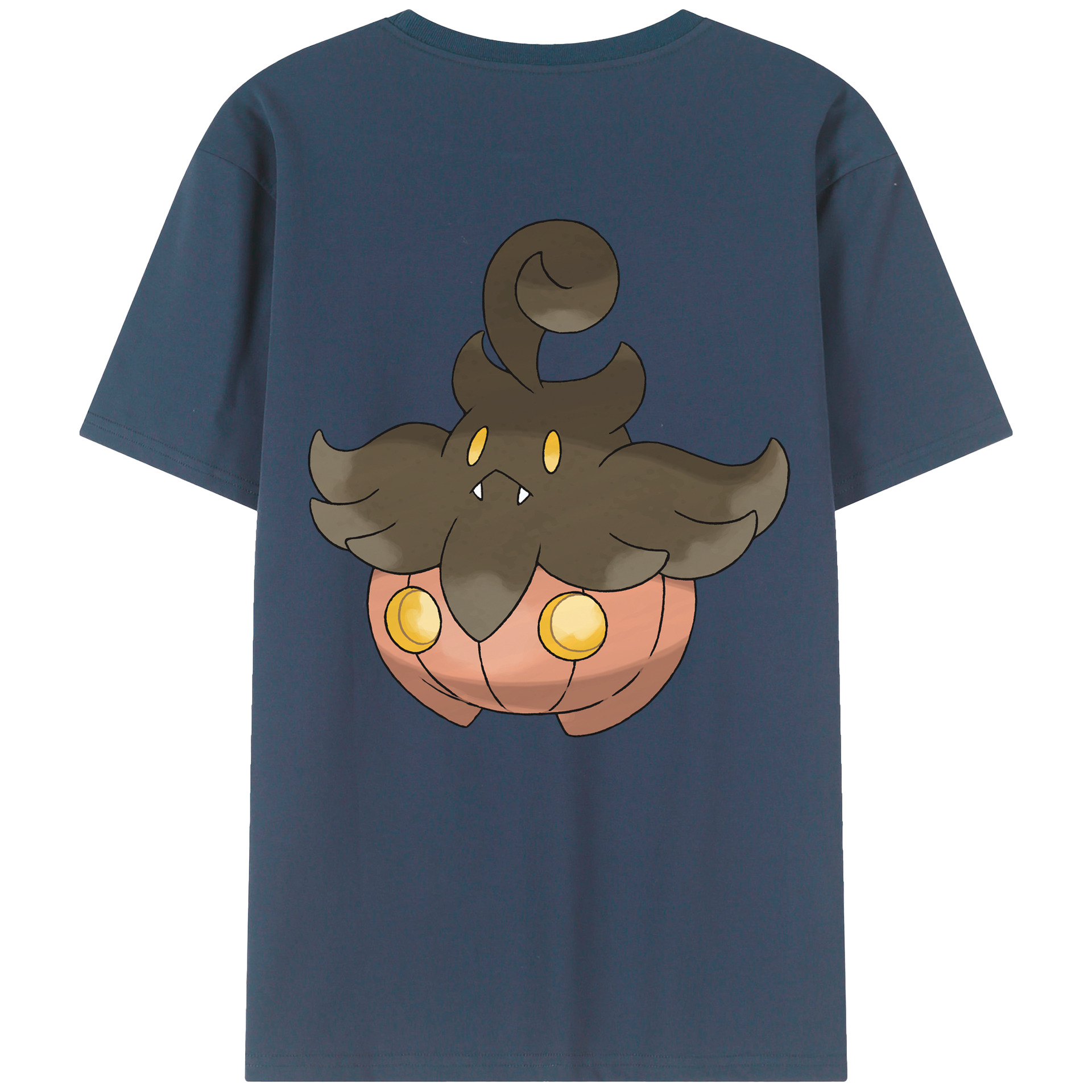 （画像用） ポケットモンスター Pokémon 綿100％ メンズ半袖Tシャツ（バックプリント） 通気性